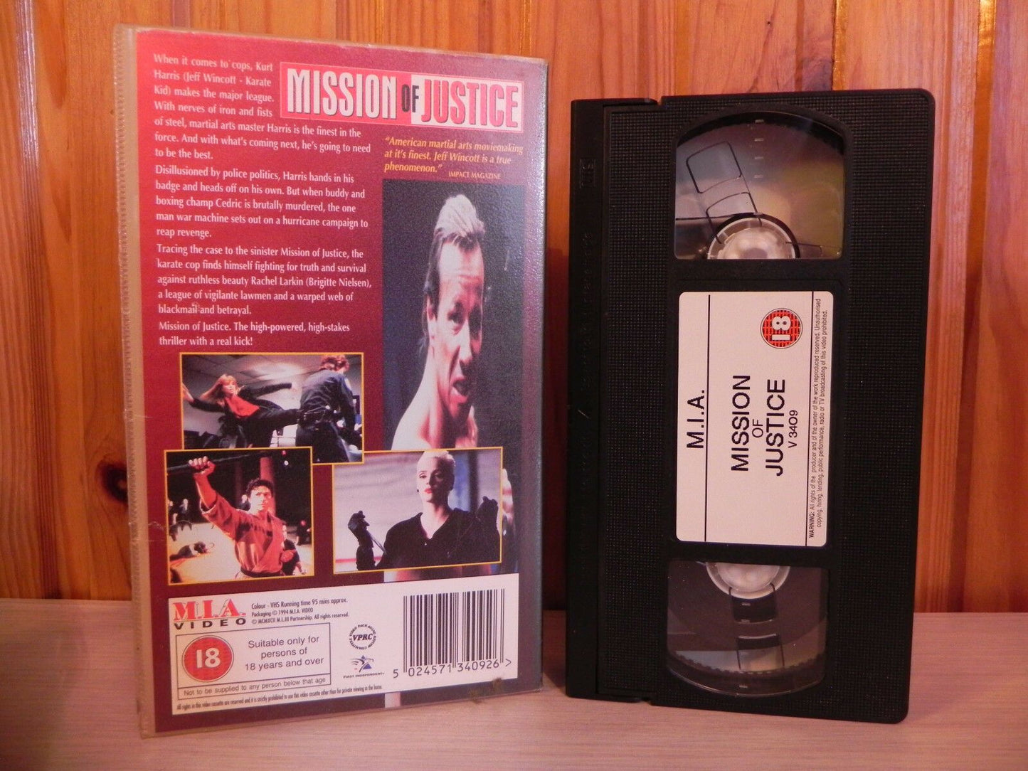 Mission Of Justice - Jeff Wincott Kali - Eskrima - Arnis - Action VHS - Video-