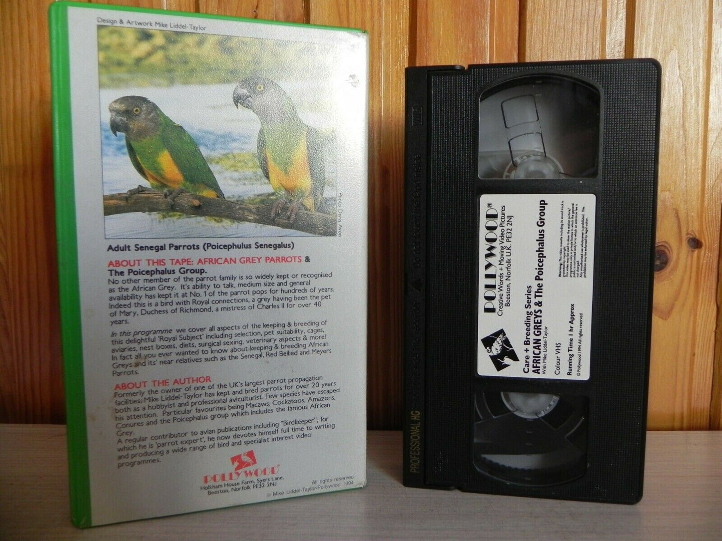 African Grey Parrots - Care And Breeding Series - Adult Senegal Parrots - VHS-