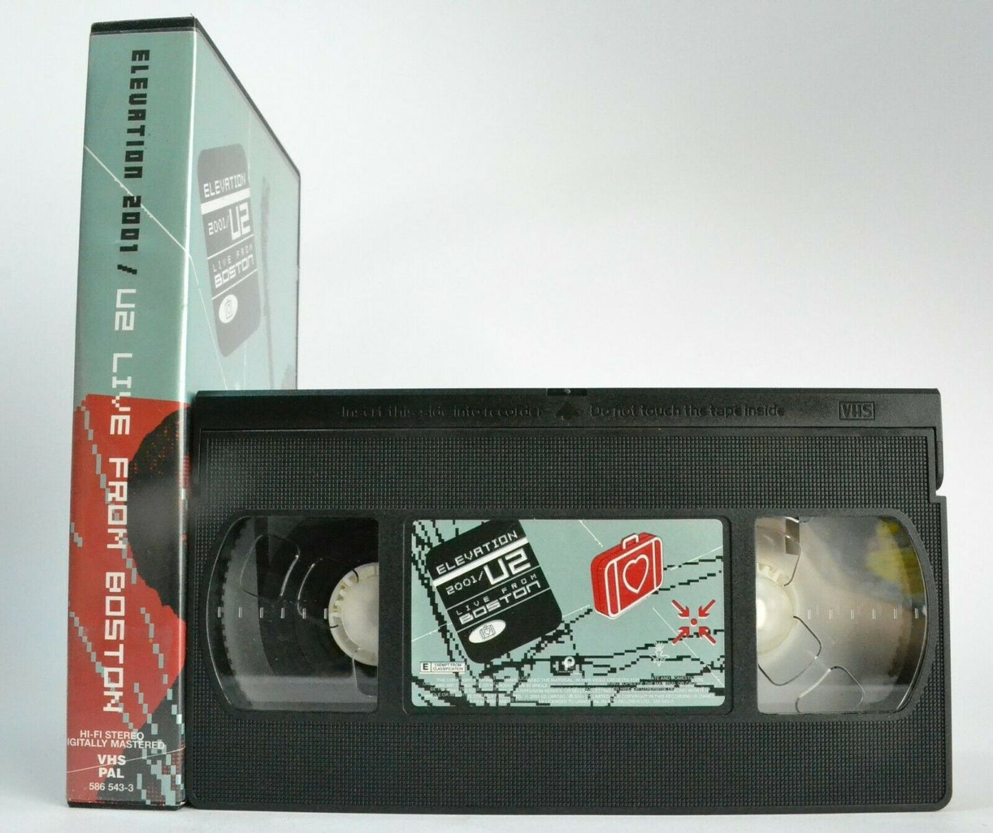 U2: Live From Boston [Elevation Tour 2001] Concert - Bono - The Edge - Pal VHS-