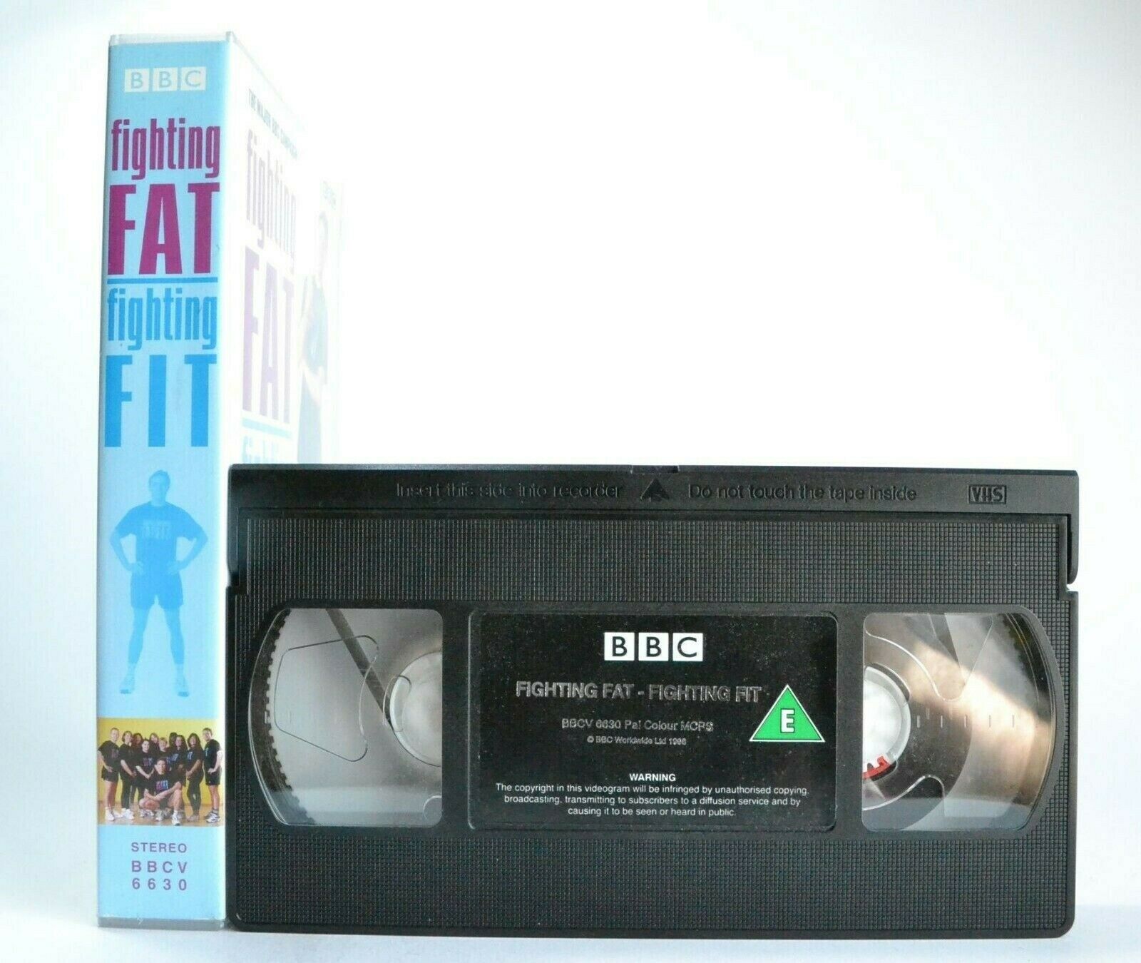 Fighting Fat/Fighting Fit: By Roger Black - Exercises - Body Workout - Pal VHS-