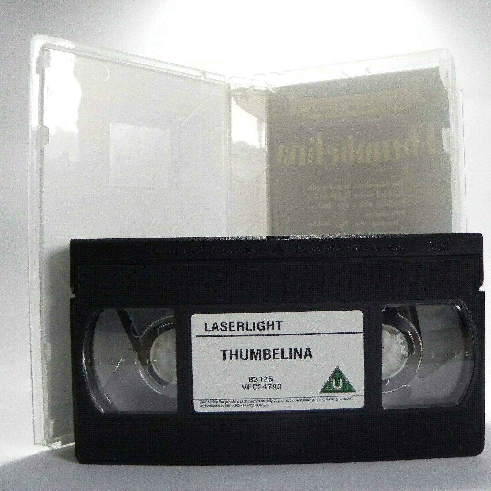 Thumbelina: By H.C.Andersen - Fairy Tale Classics - Animated - Children's - VHS-