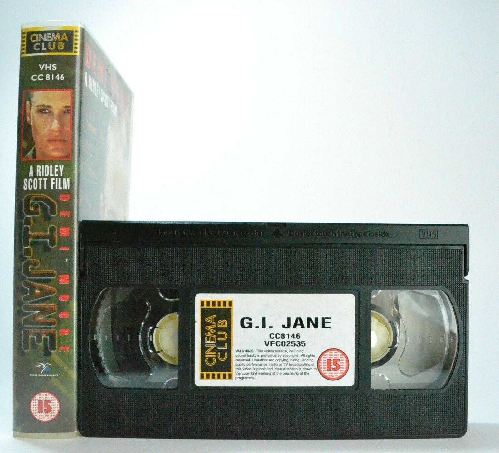 G.I. Jane: Film By R.Scott (1997) - Action - D.Moore/V.Mortensen - Pal VHS-