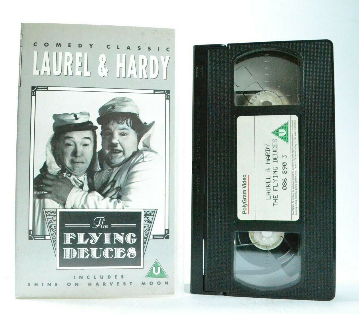 Laurel And Hardy: The Flying Deuces - (1939) Comedy - Black And White - Pal VHS-