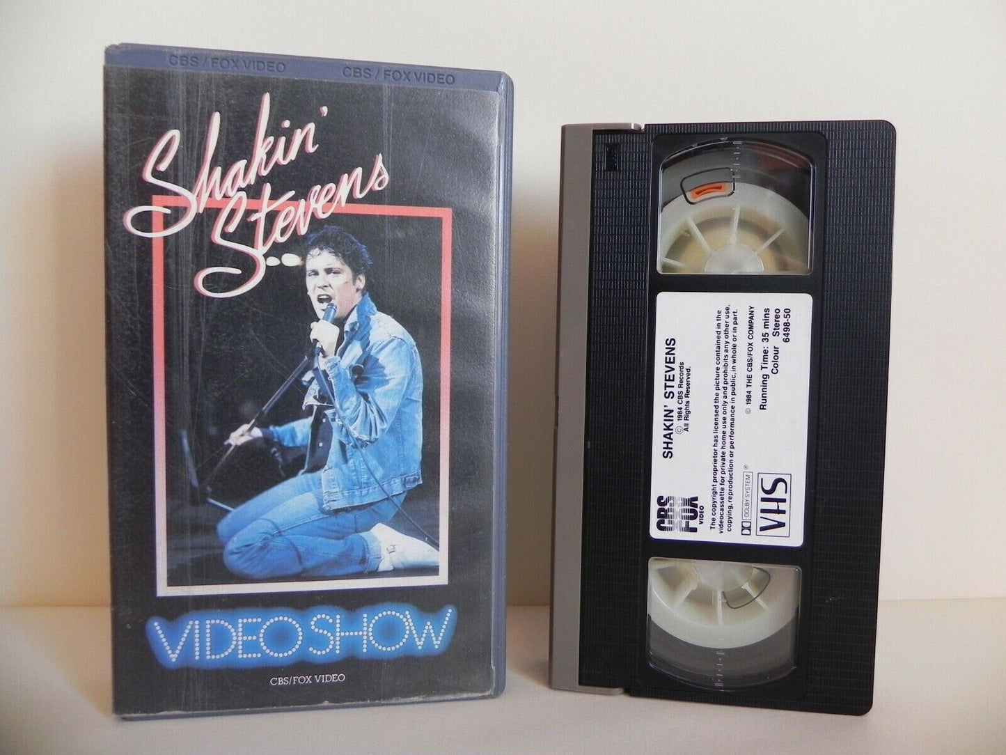 Shakin' Stevens - Video Show - CBS/FOX - Singles 1980-1984 - Music - Pal VHS-