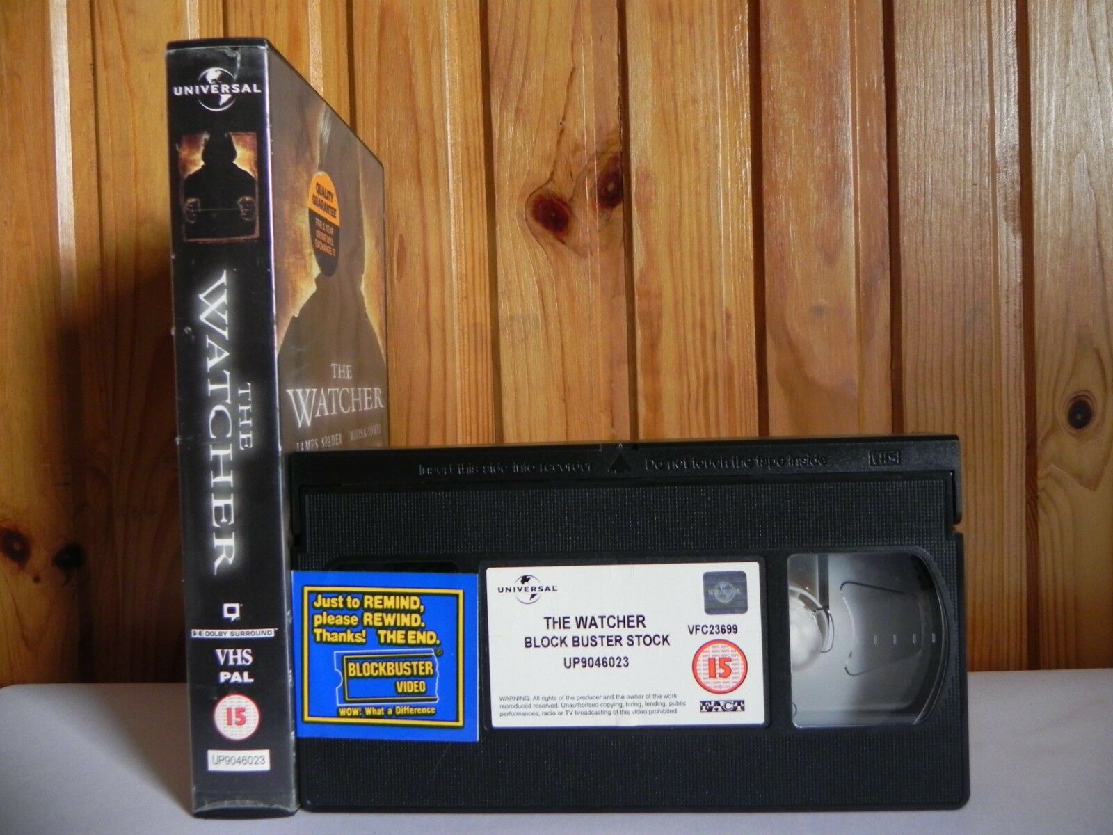 The Watcher - Large Box - Universal - Thriller - Ex-Rental - Marisa Tomei - VHS-