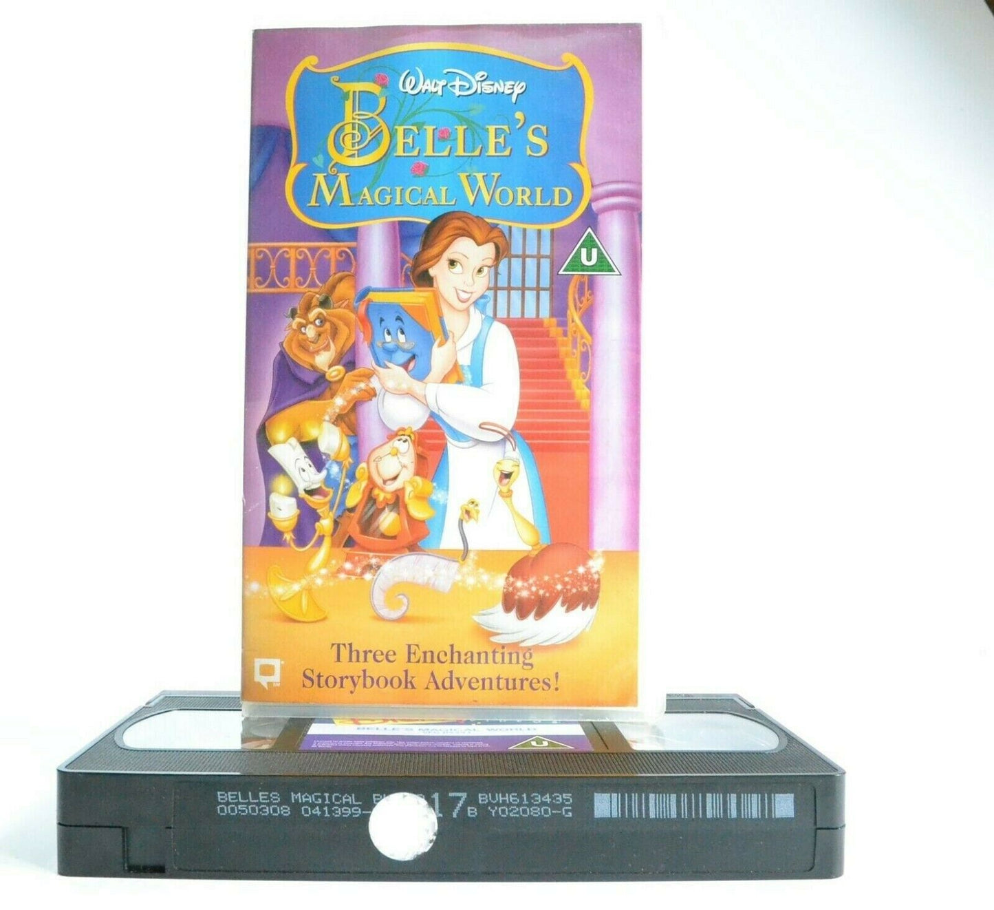 Belle's Magical World - Walt Disney - Storybook Fantasy - Animated - Kids - VHS-