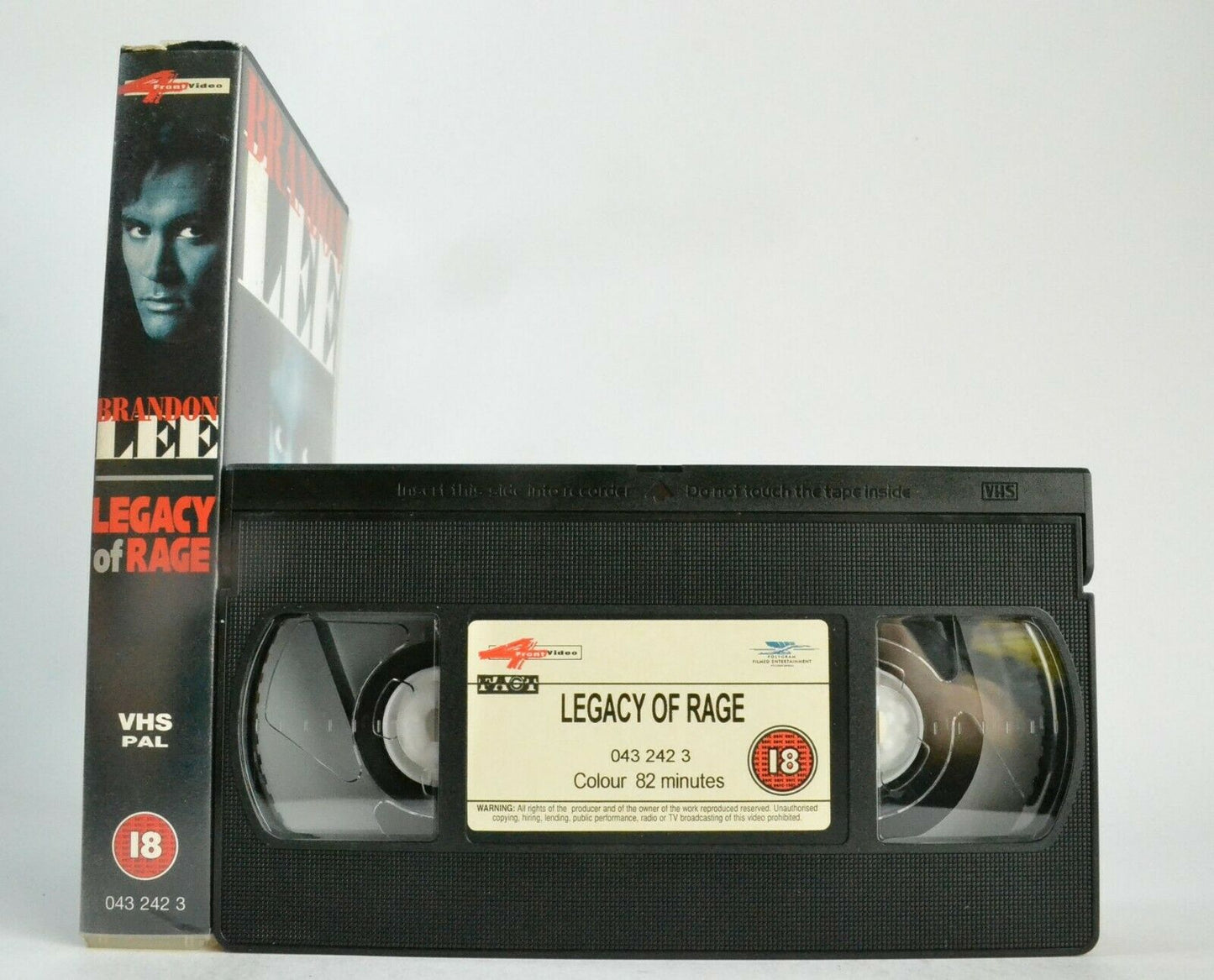 Legacy Of Rage (1986); [Bolo Yeung Cameo] Hong Kong Action - Brandon Lee - VHS-