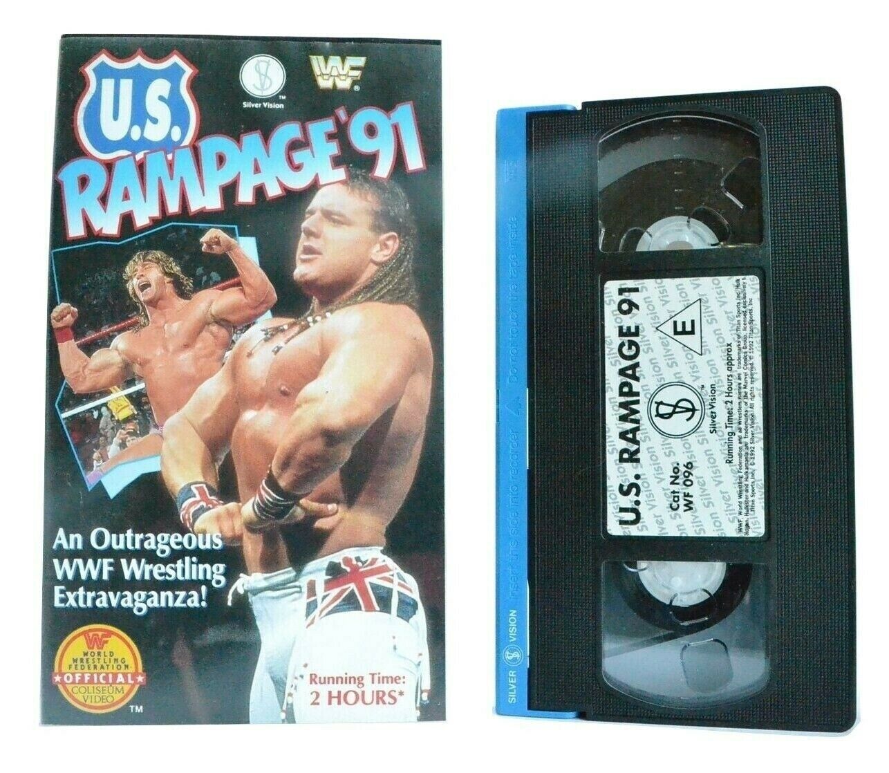 WWF: U.S. Rampage '91 - Wrestling - Undertaker - Mr.Perfect - The Dragon - VHS-