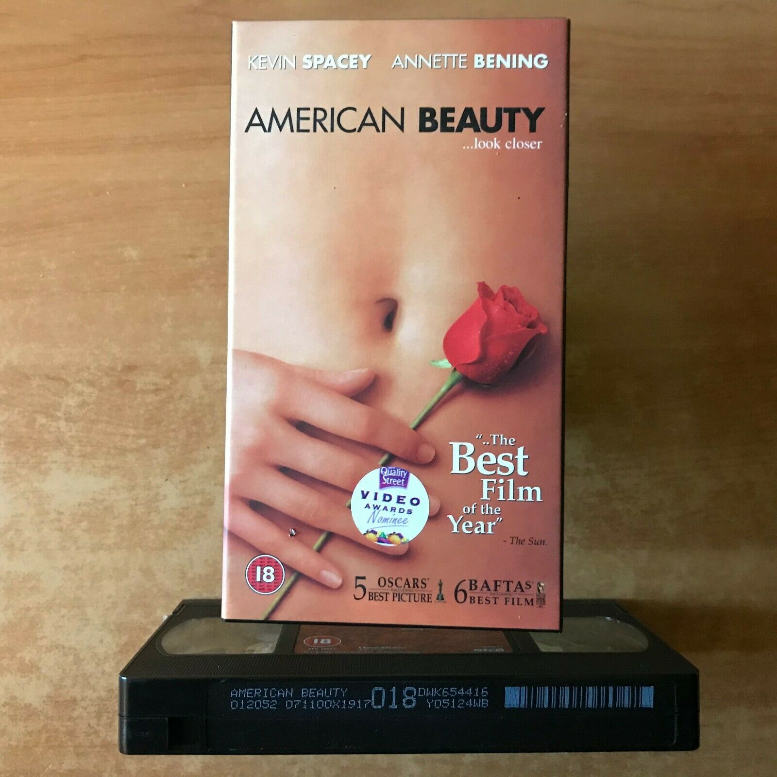 American Beauty (1999): Drama [Carton Box] Kevin Spacey / Annette Bening - VHS-