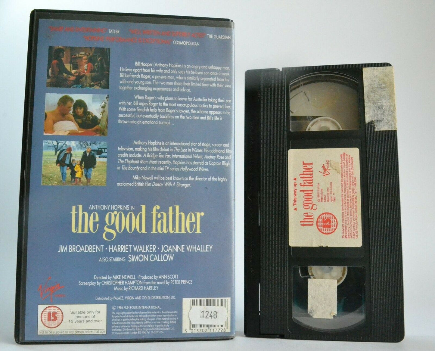 The Good Father: (1986) Virgin - [Peter Prince] - Drama - Anthony Hopkins - VHS-