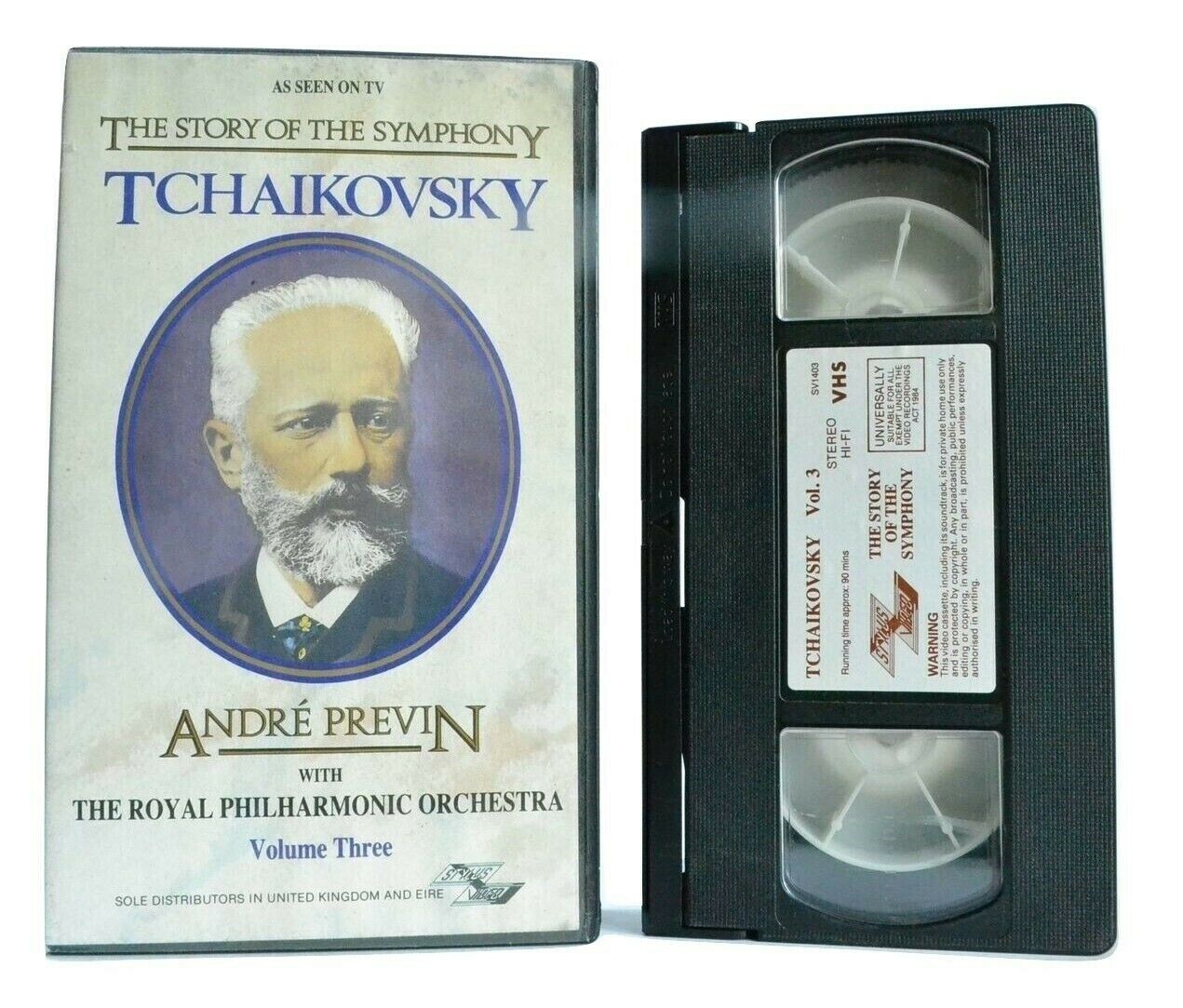 The Story Of The Symphony: Tchaikovsky, Vol.3 - Andre Previn - Music - VHS-