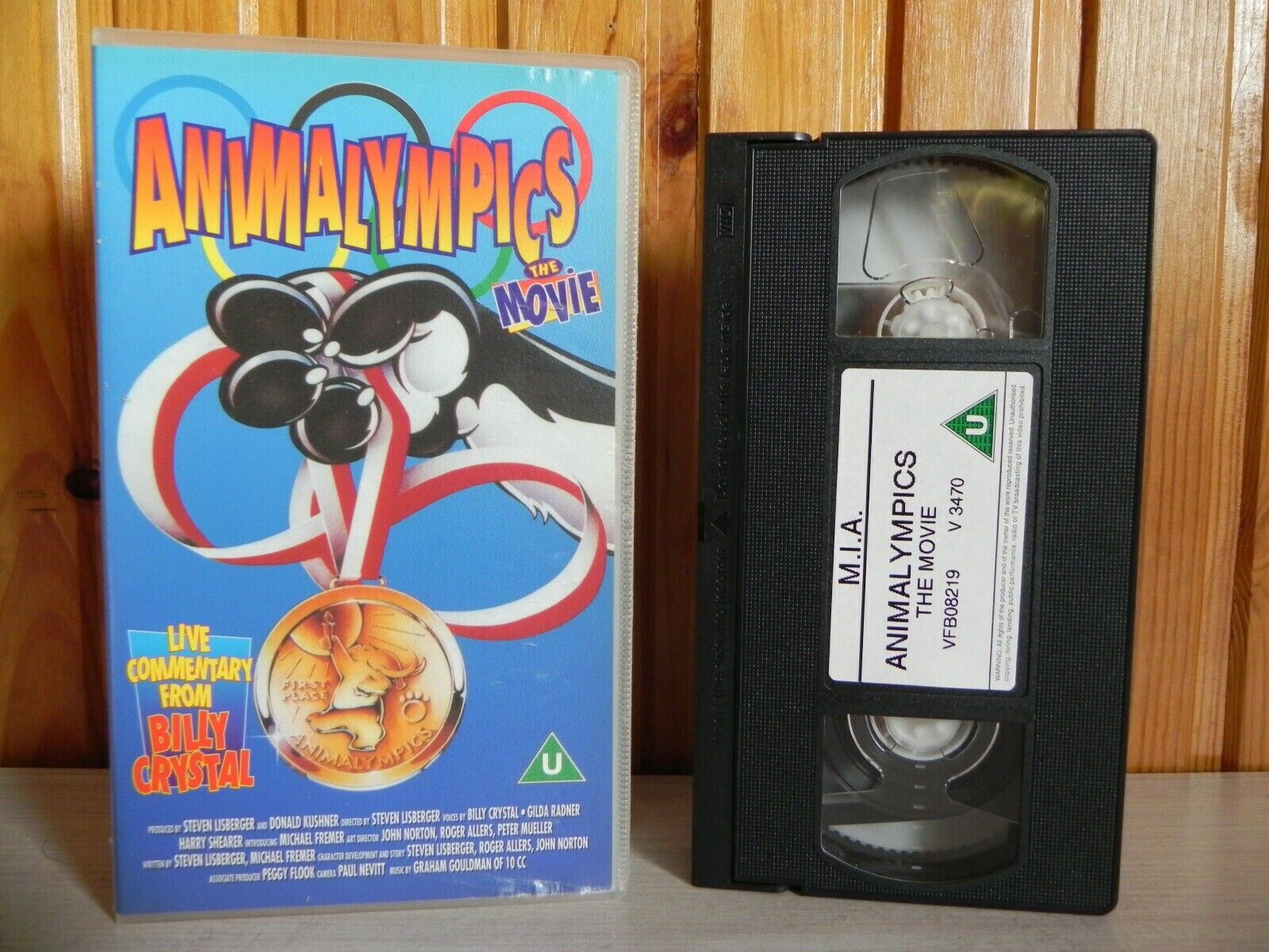 Animalympics - The Movie - Live Commentary From Billy Crystal - Kids - Pal VHS-