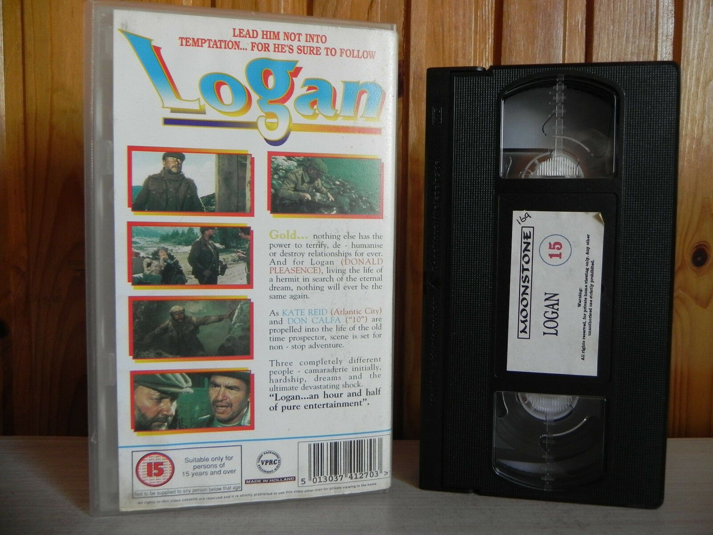 Logan - Moonstone - Thriller - Donald Pleasence - Kate Reid - Don Calfa - VHS-