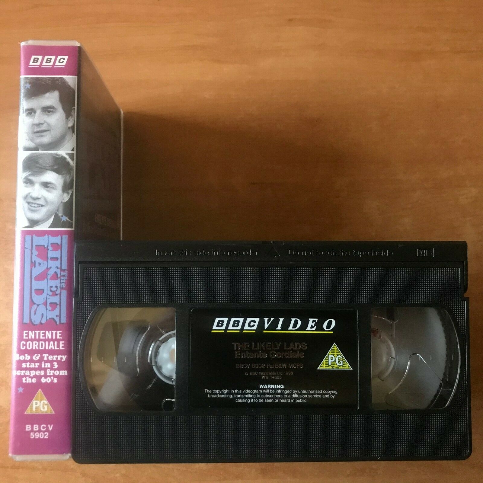 The Likely Lads: Entente Coridale; (BBC) Rodney Bewes / James Bolam - Pal VHS-