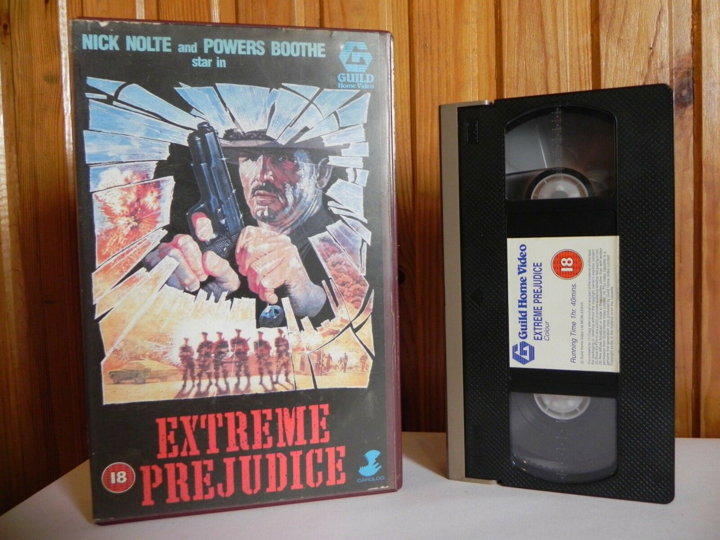 Extreme Prejudice - Guild Home - Ex-rental - Nick Nolte - Large Box - Pal VHS-