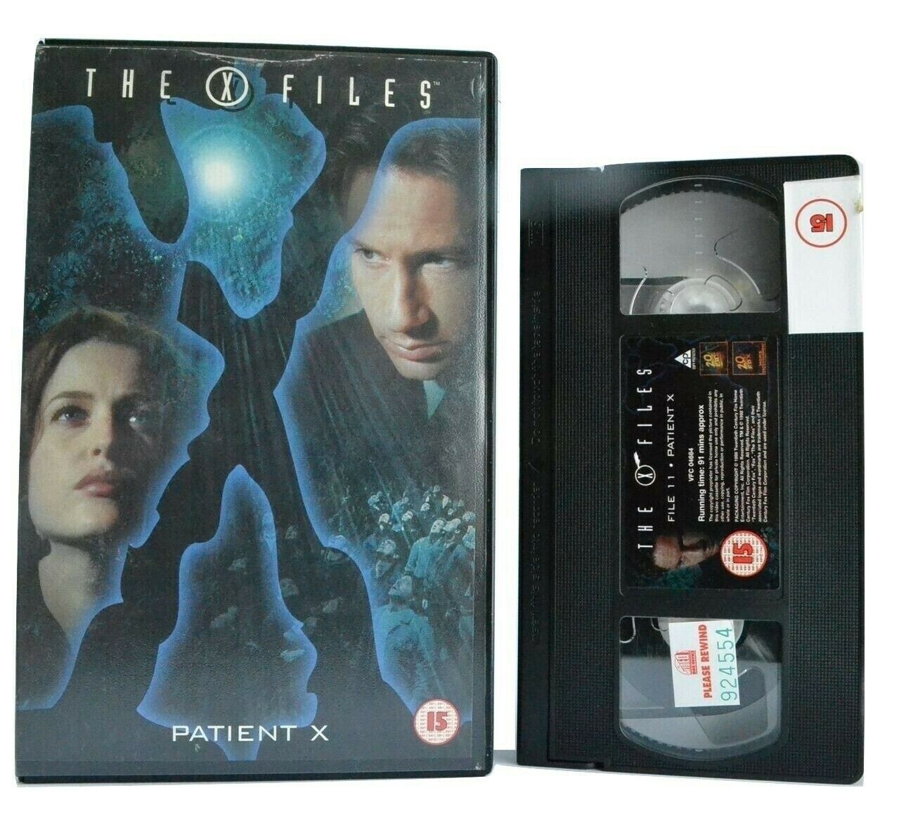 The X-Files: Patient X - Sci-Fi TV Series - Large Box - David Duchovny - Pal VHS-