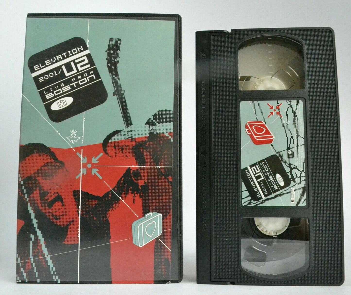 U2: Live From Boston [Elevation Tour 2001] Concert - Bono - The Edge - Pal VHS-