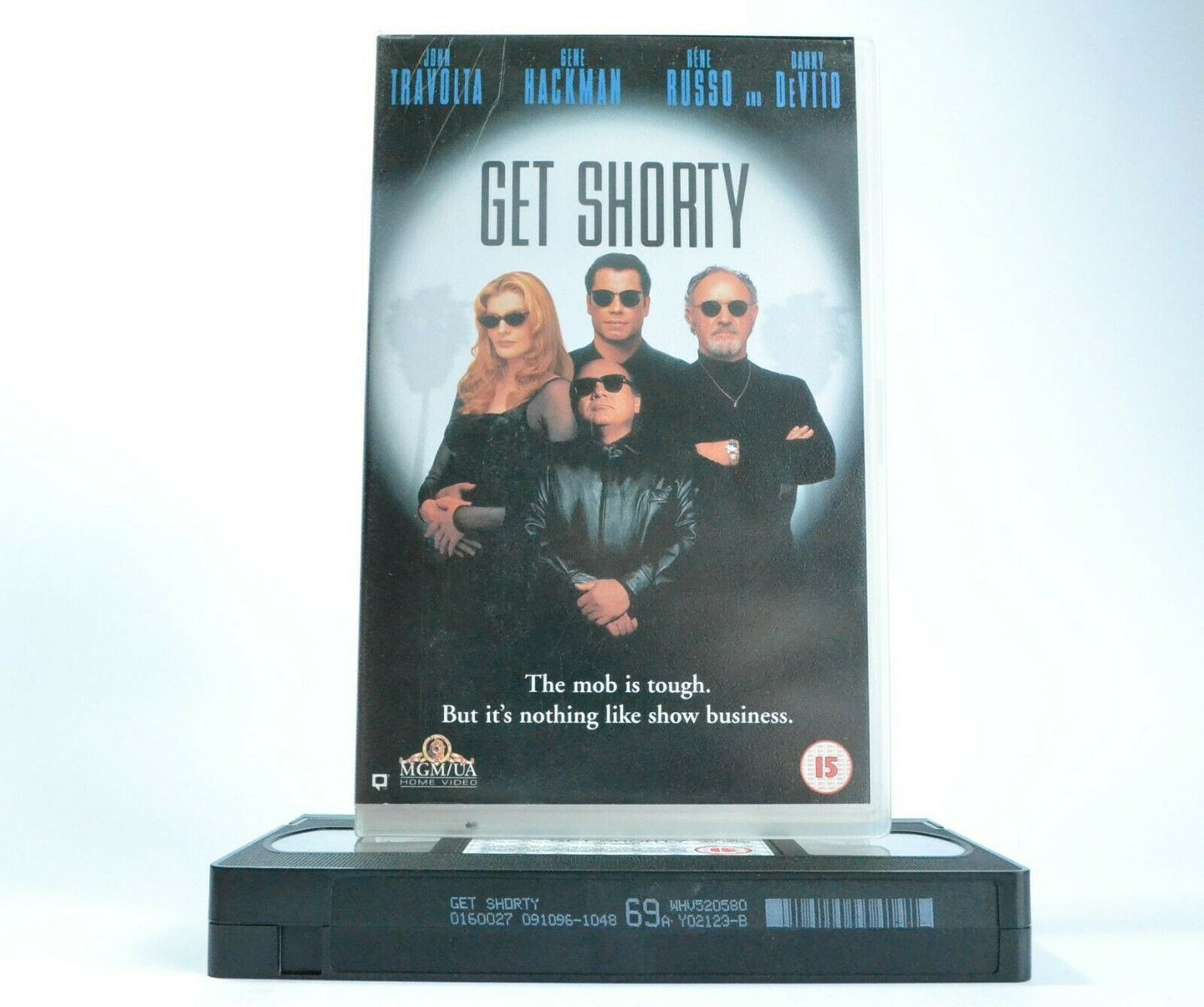 Get Shorty (1995):Gangster Comedy - Large Box - John Travolta/Danny DeVito - VHS-