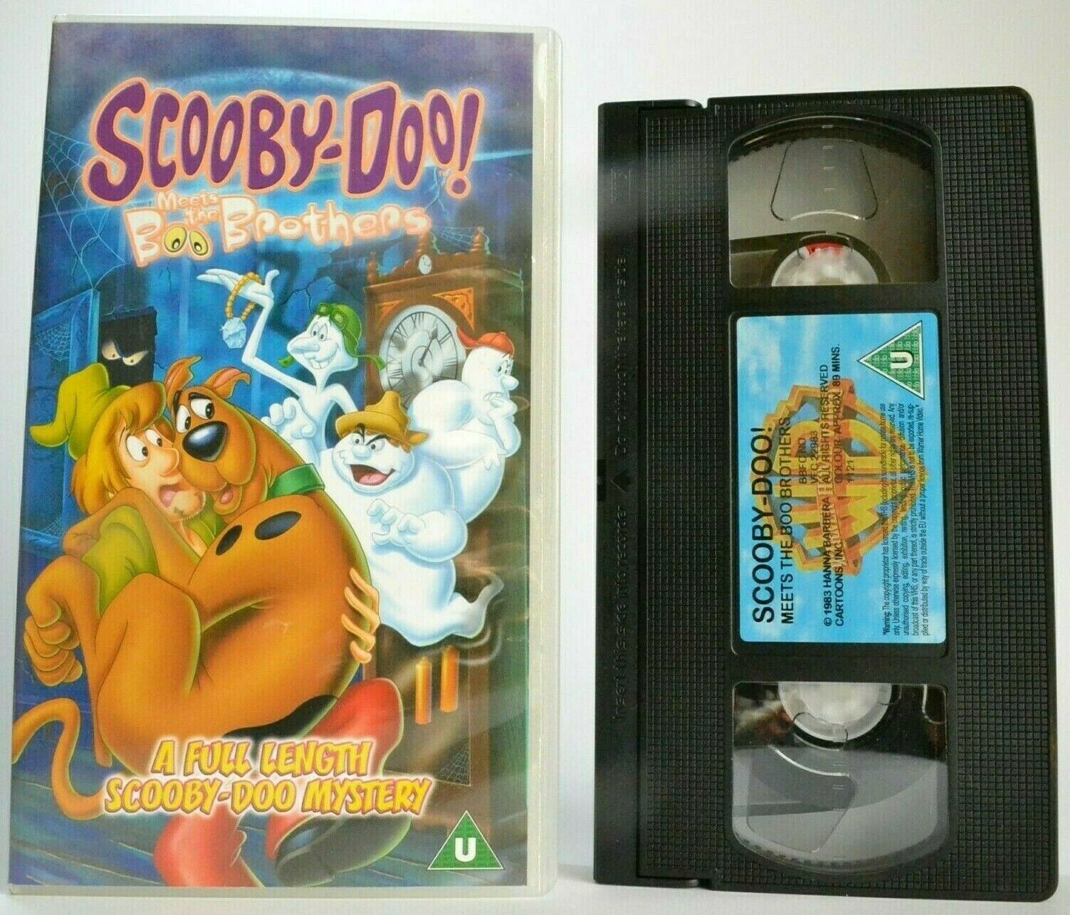 Scooby-Doo Meets The Boo Brothers - Animated - Mystery Adventures - Kids - VHS-