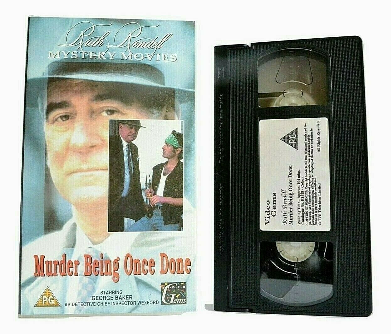 Murder Being Once Done; <Ruth Rendell> - TV Crime Drama - George Baker - Pal VHS-