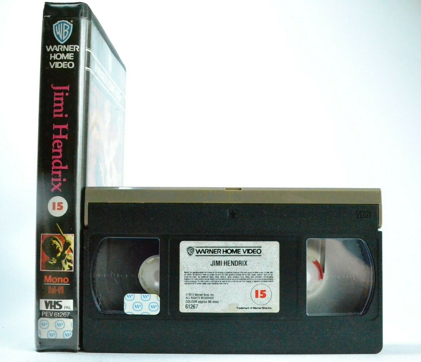 Jimi Hendrix: (1985) Warner Home Release - Documentary - Musical Genius - VHS-