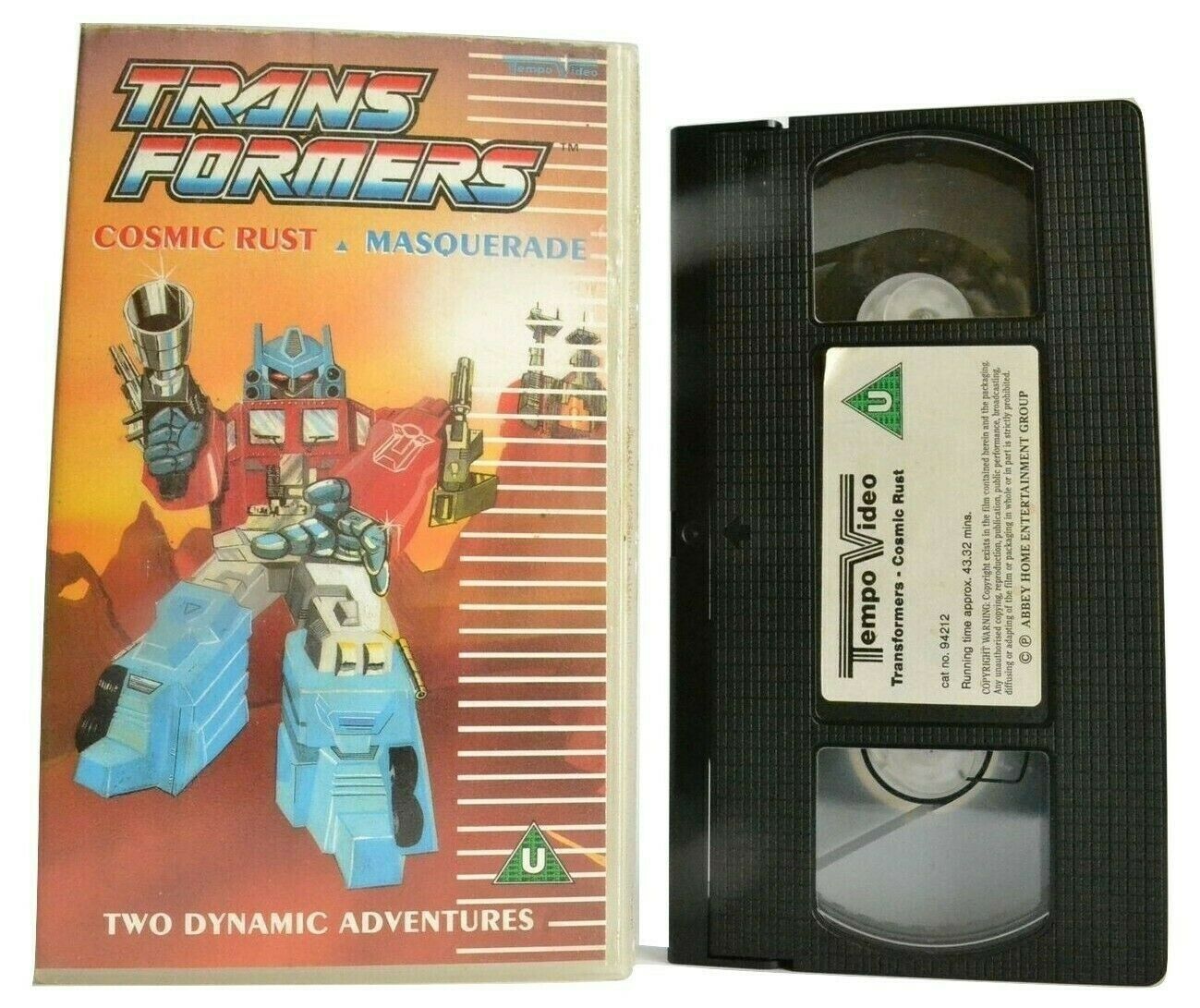 Trans Formers: Cosmic Rust / Masquerade - Action Adventures - Children's - VHS-