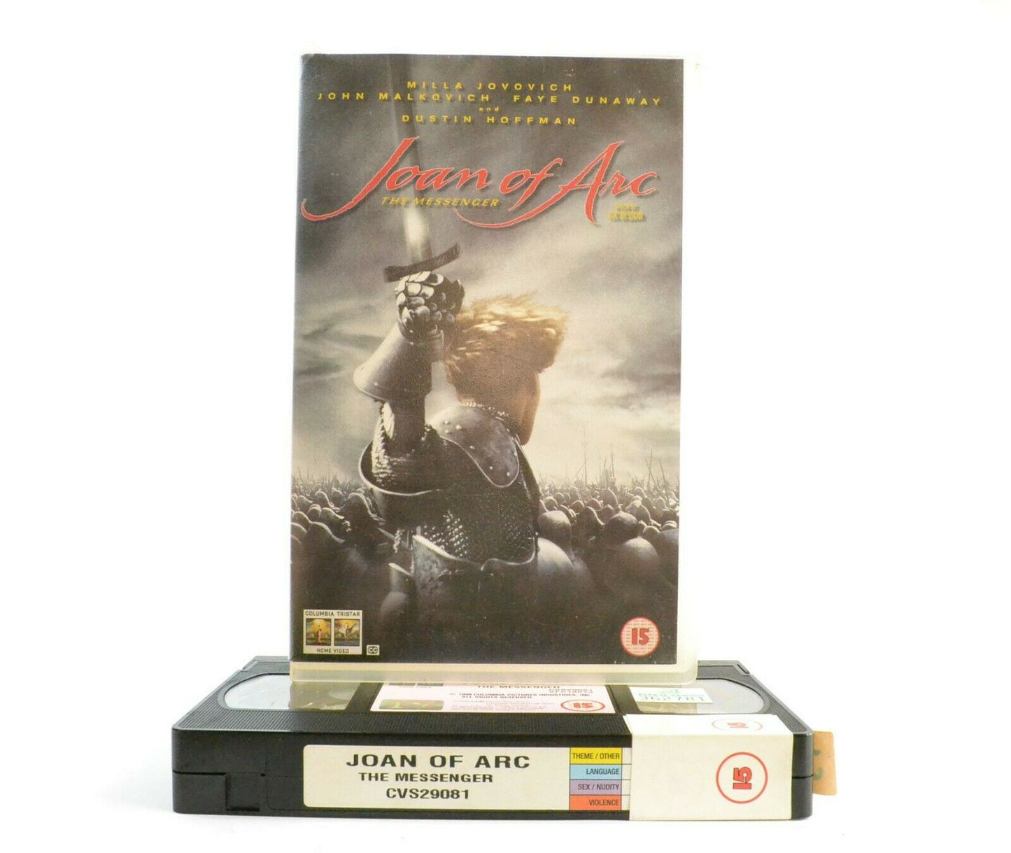 Joan Of Arc: The Messenger - Film By L.Besson - Large Box - Ex-Rental - Pal VHS-