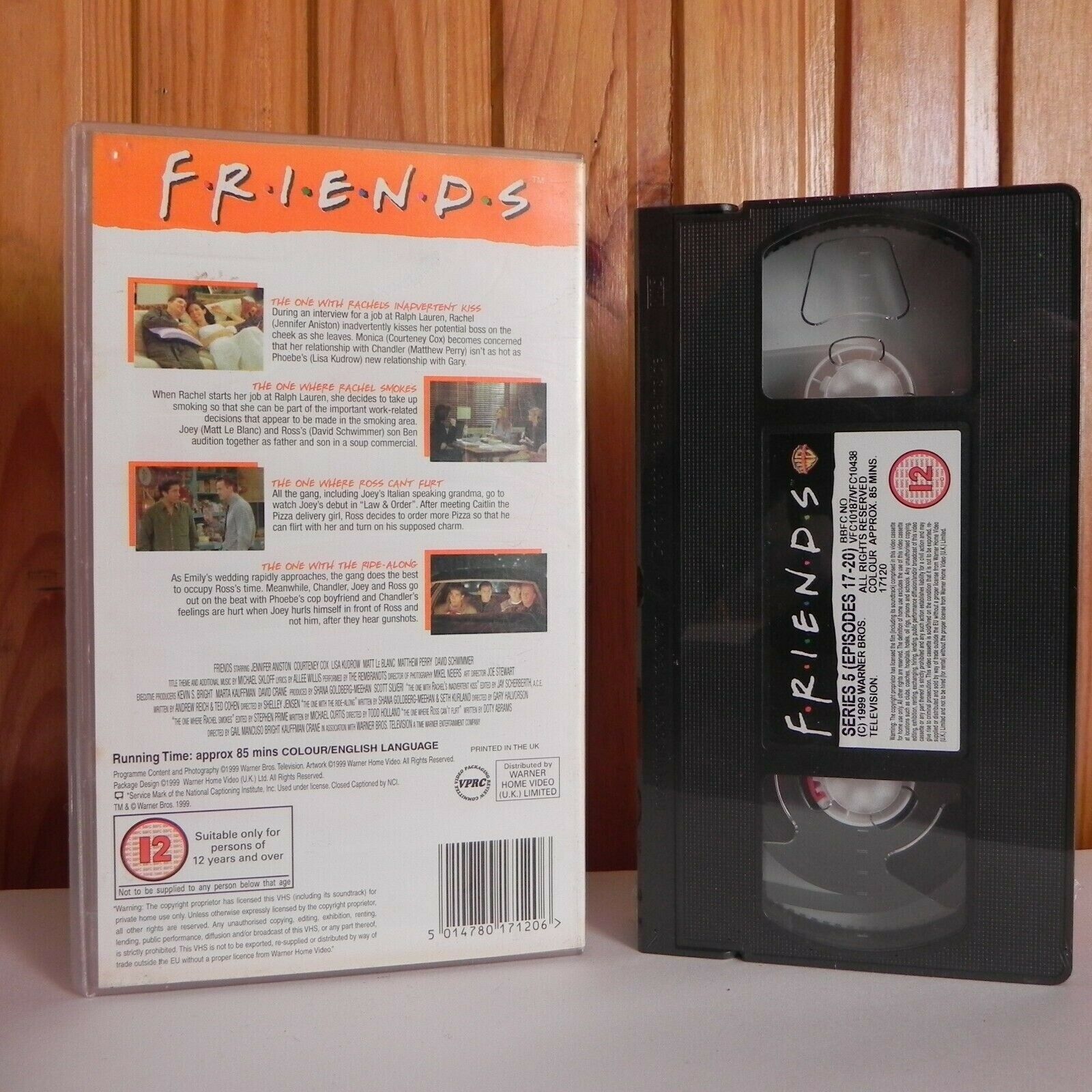 Friends - Warner - Brand New Sealed - TV Show - Series 5 - Episodes 17-20 - VHS-