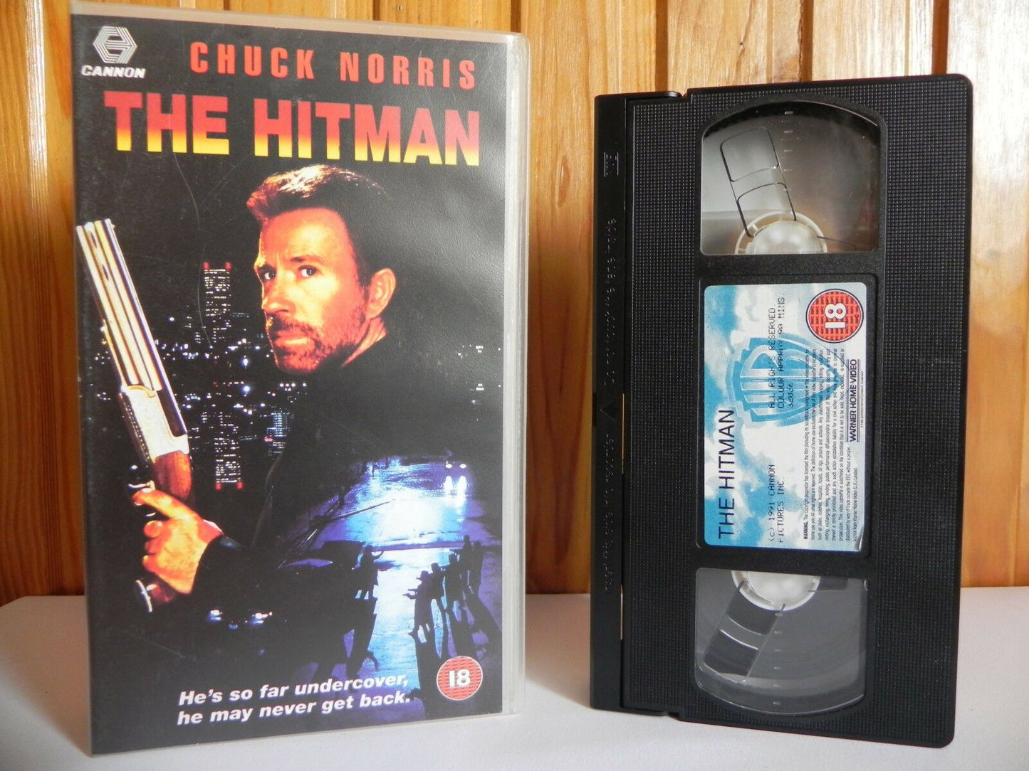 The Hitman - Cannon - Action - Cert (18) - Chuck Norris - Alberta Watson - VHS-