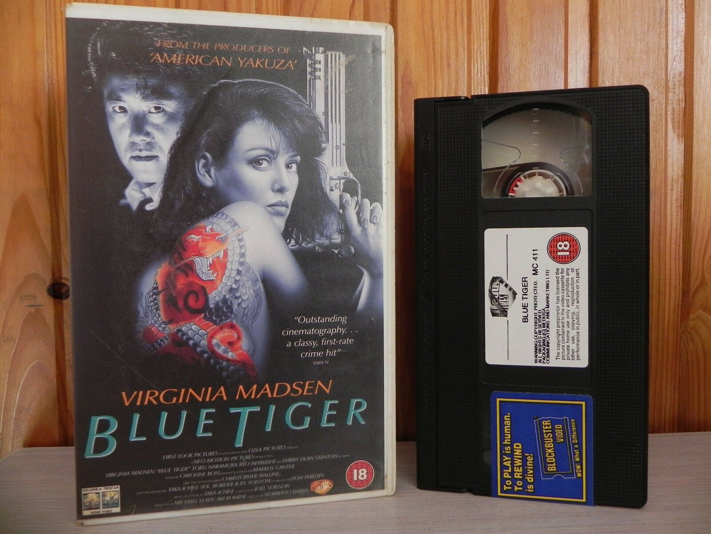 Blue Tiger - American Yakuza - Medusa - Ex-Rental Video - Action Thriller - VHS-