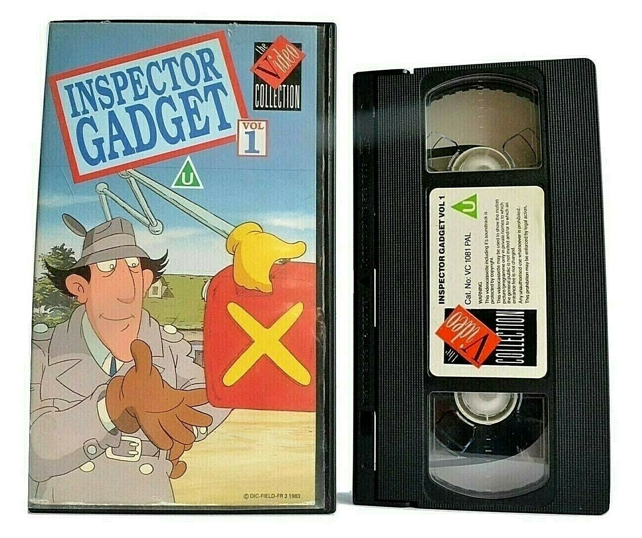 Inspector Gadget (Vol.1) - Animated - Action Adventures - Children's - Pal VHS-