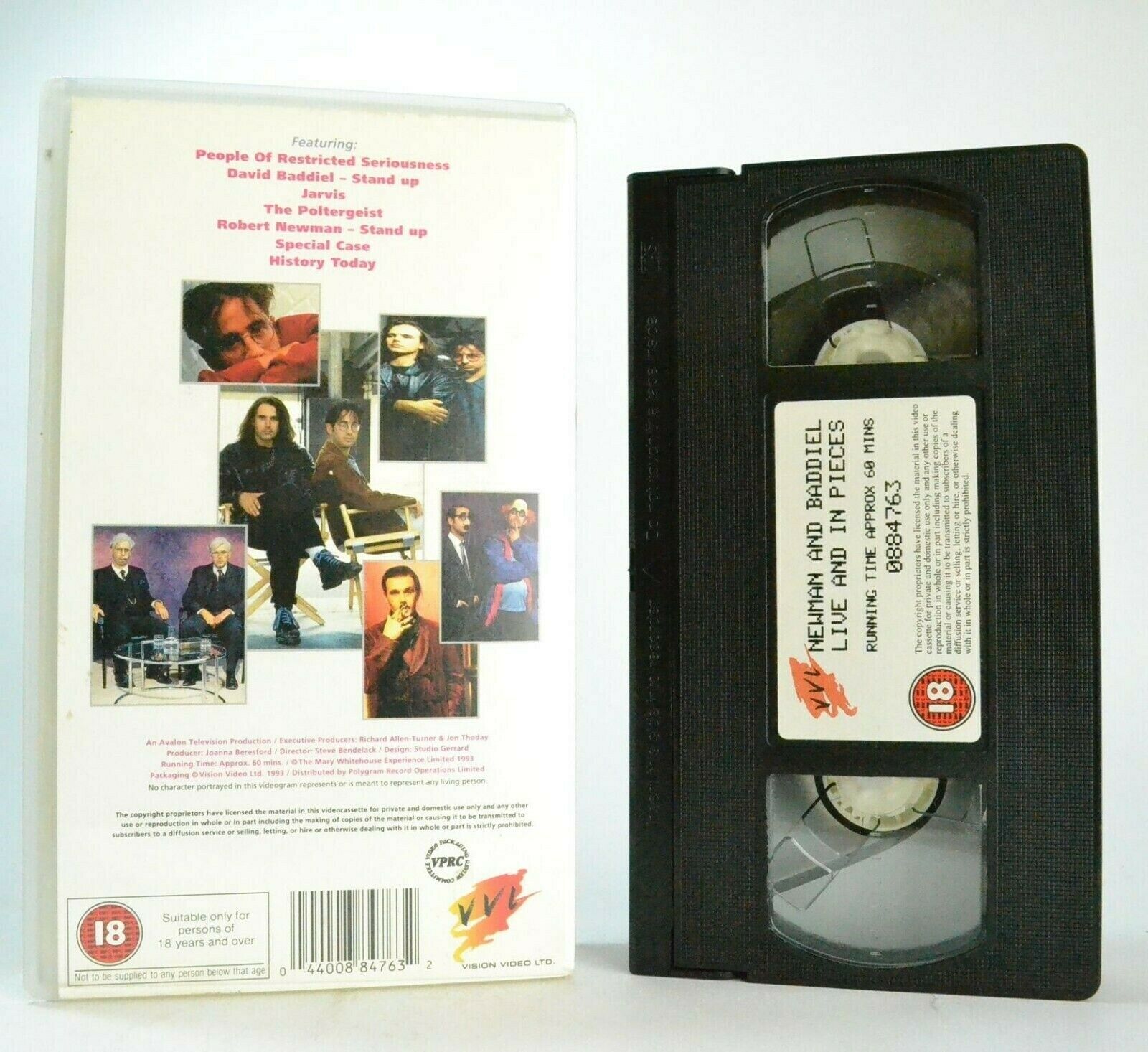 Newman And Baddiel: Live And In Pieces - Wembley Arena - 10th December '93 - VHS-