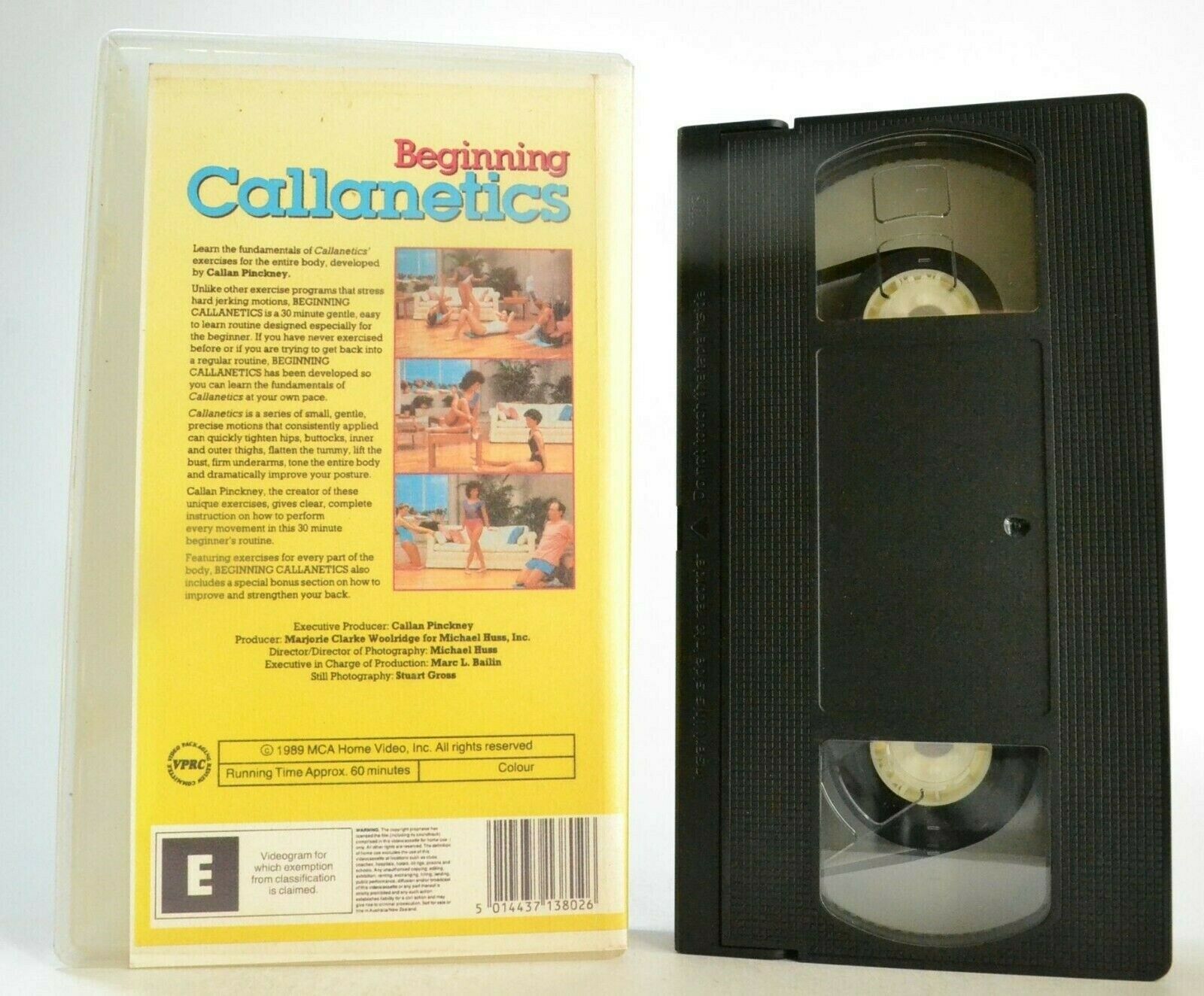 Beginning Callanetics: By Callan Pinckney - Exercise Programme - Fitness - VHS-