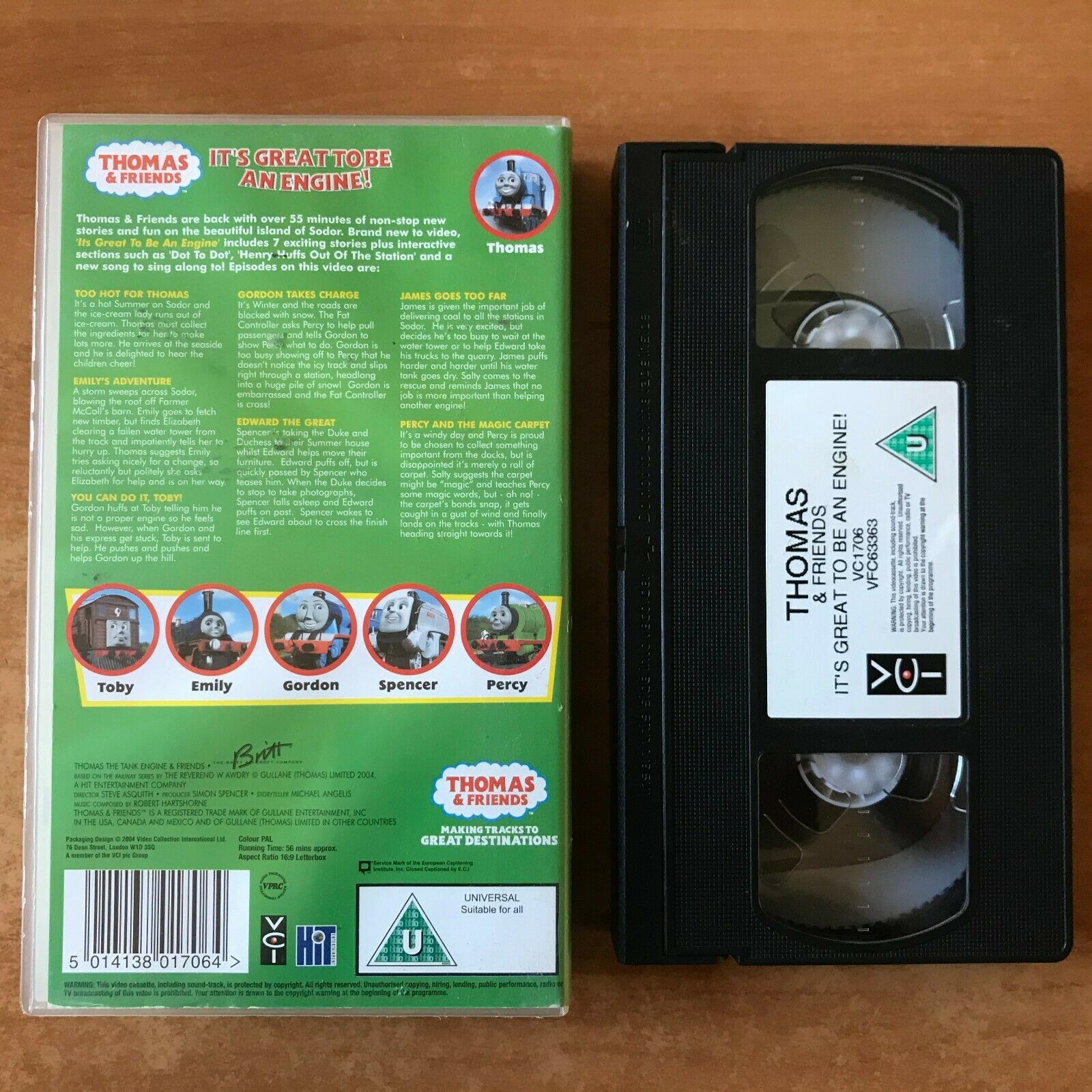 Thomas And Friends: It's Great To Be An Engine; [Britt Allcroft] Kids - Pal VHS-