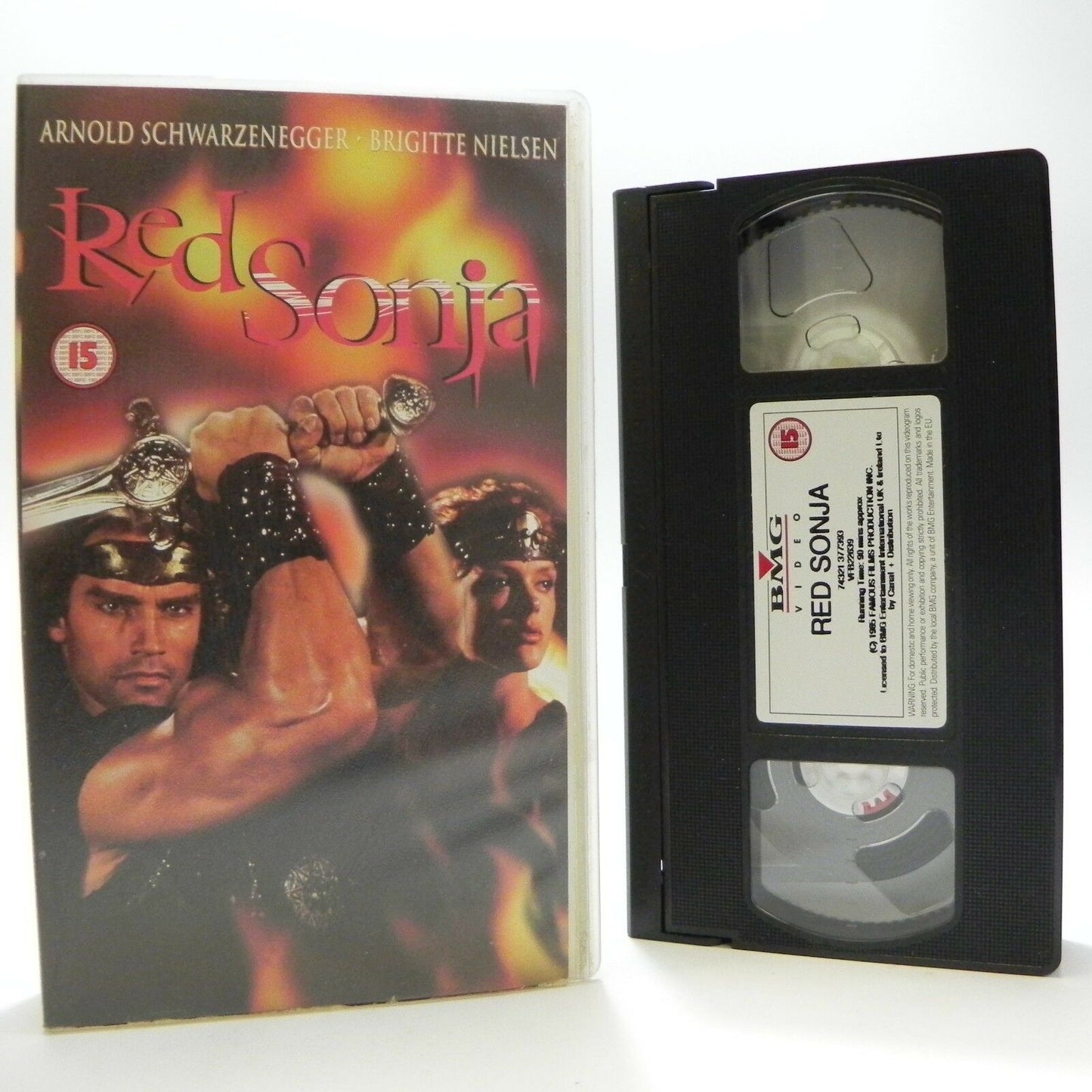 Red Sonja: Fantasy/Adventure - Arnold Schwarzenegger/Brigitte Nielsen - Pal VHS-