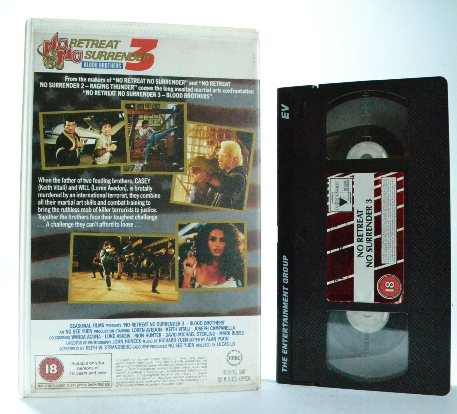 No Retreat No Surrender 3 - The Last & The Best - Big-Box - Karate Action - VHS-