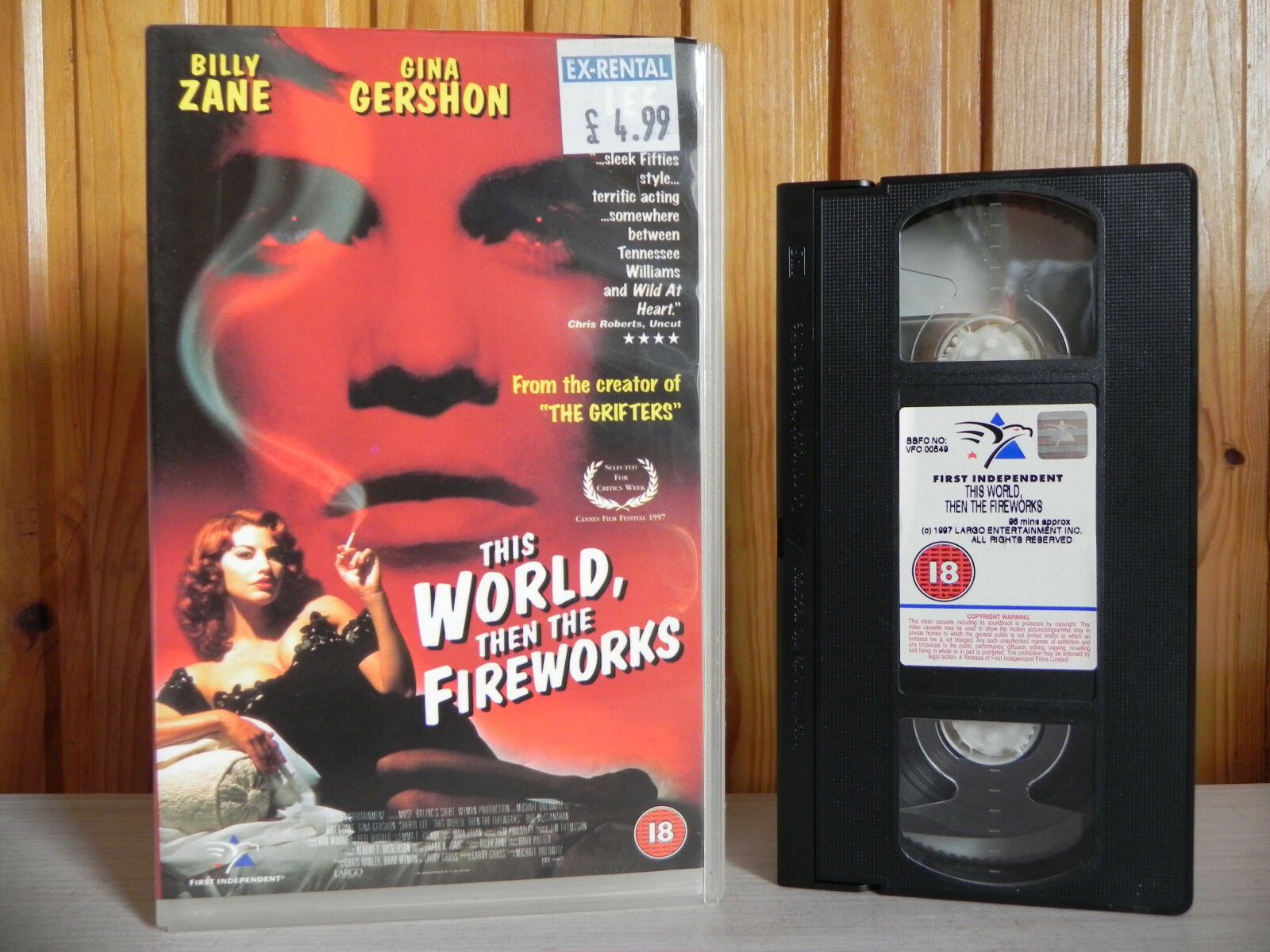 The World, Then The Fireworks - Thriller - Cert (18) - Billy Zane - Pal VHS-