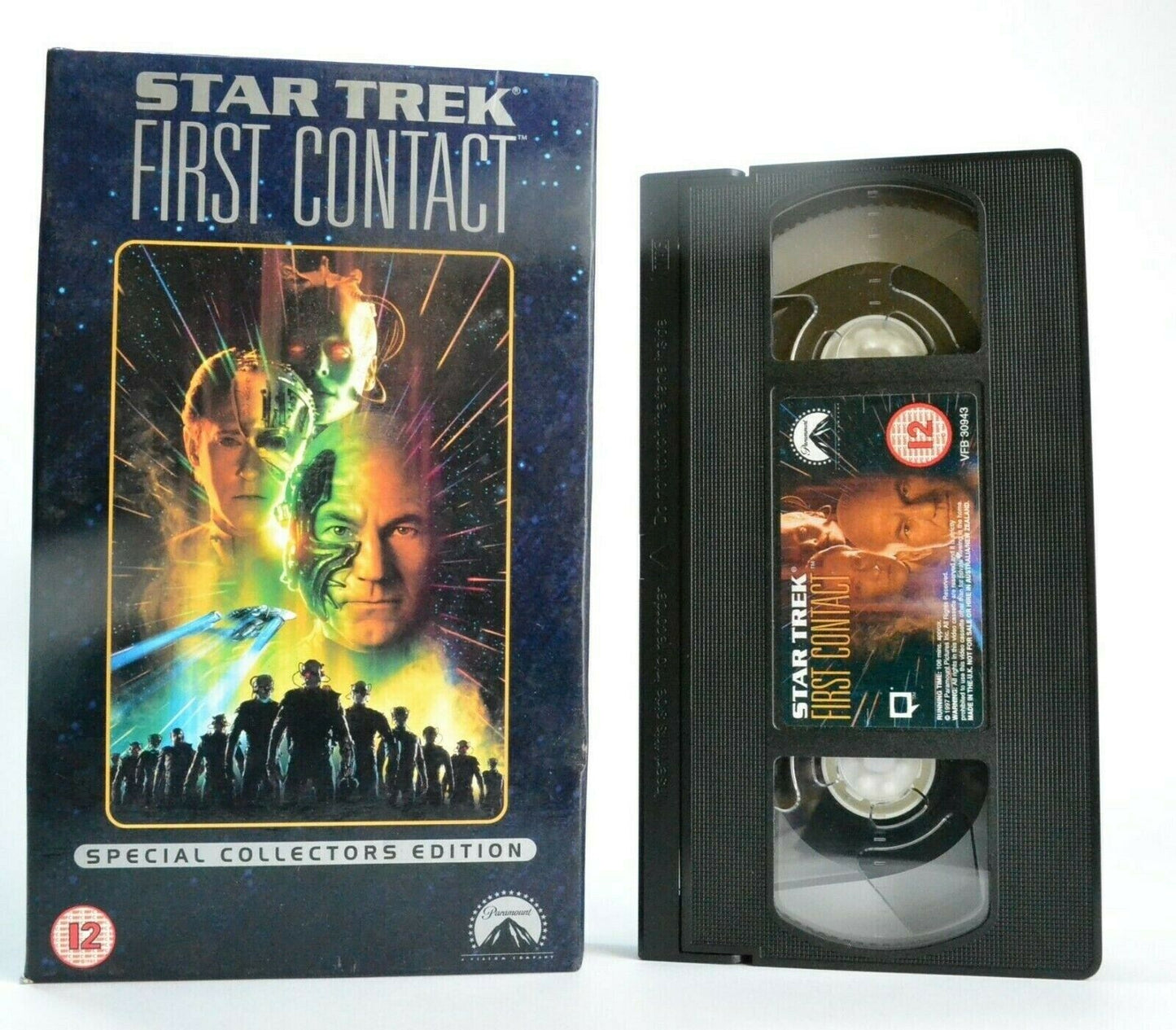 Star Trek First Contact: Collector's Edition - Space Opera - P.Stewart - VHS-