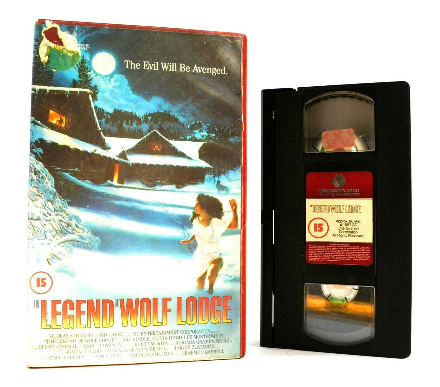 The Legend Of Wolf Lodge: Into The Fire (1988) - Feel The Evil Presence - VHS-