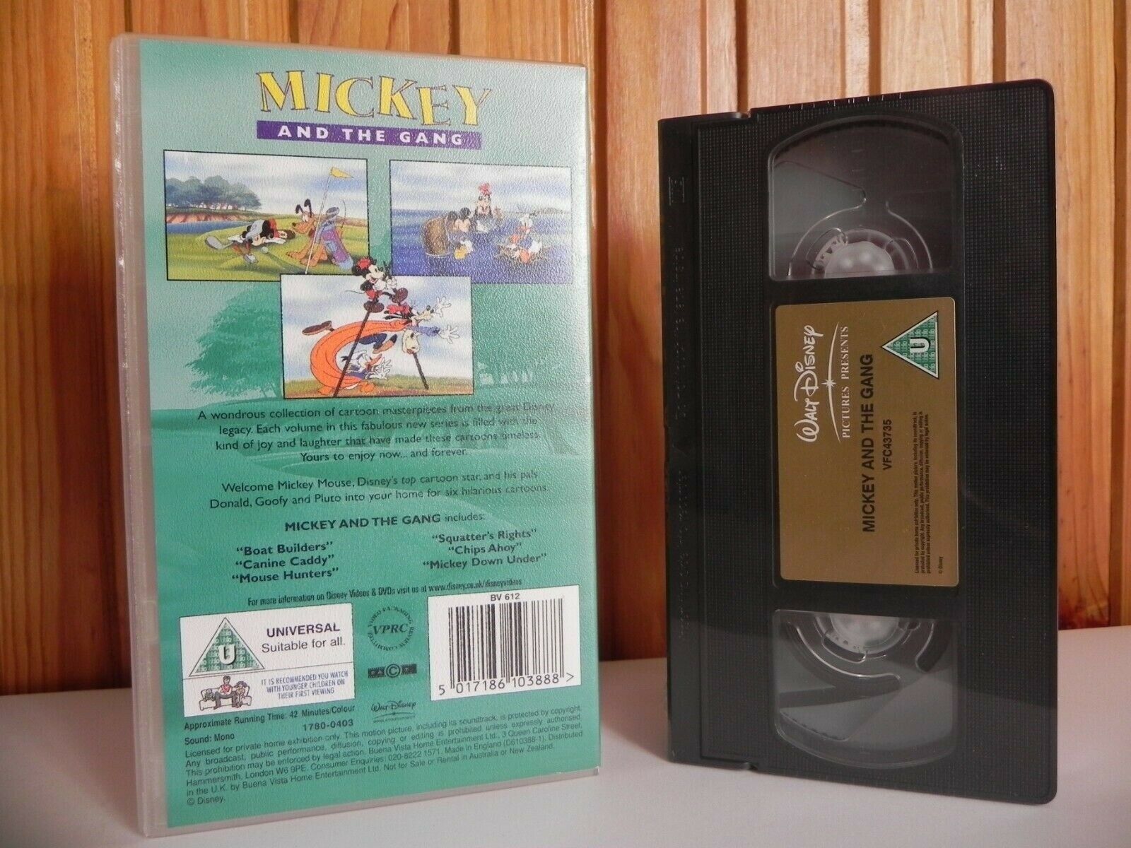 Mickey And The Gang: Brand New Sealed - Walt Disney - Animated - Kids - VHS-