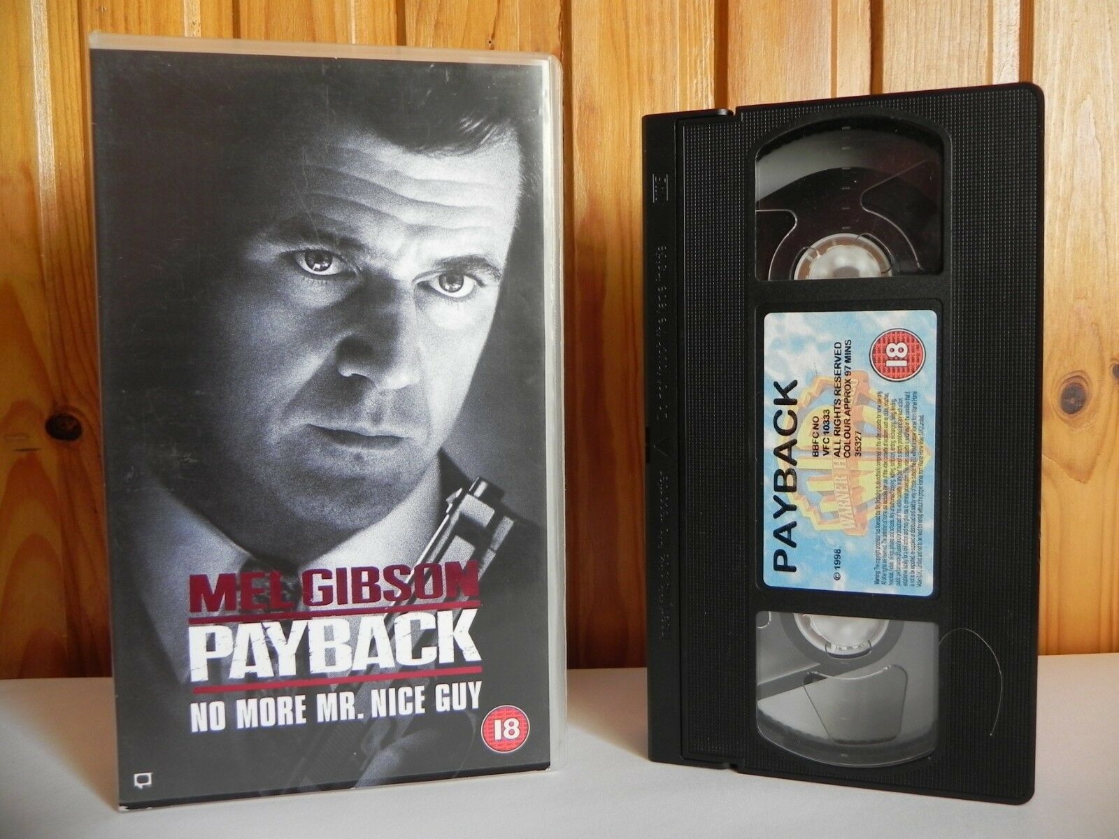 Payback - Warner Home - Thriller - Cert (18) - Mel Gibson - Gregg Henry - VHS-