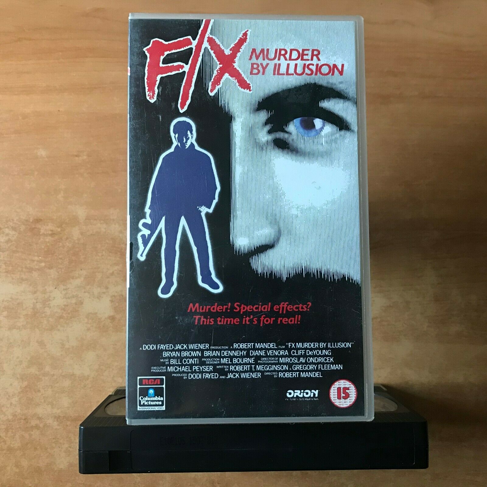 F/X [Murder By Illusion]: (1986) Action - Bryan Brown / Brian Dennehy - Pal VHS-