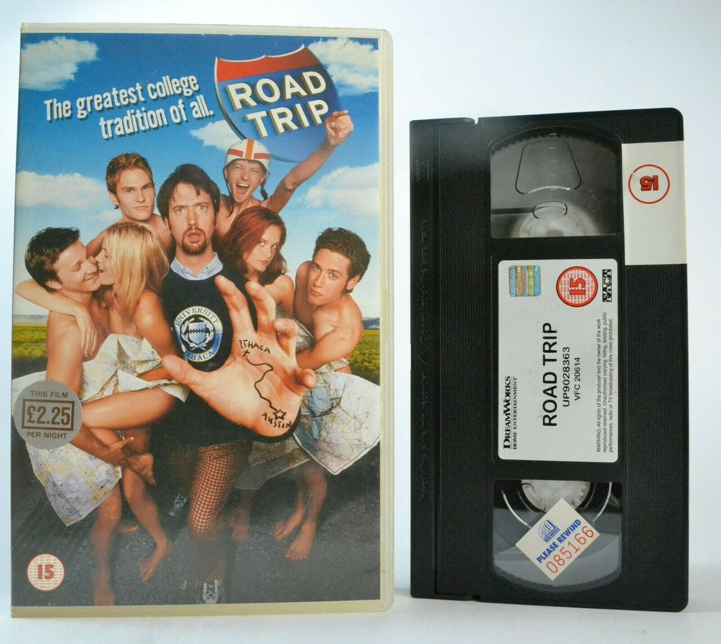 Road Trip (2001): Rules Of Cheating - Comedy - Large Box - Ex-Rental - Pal VHS-