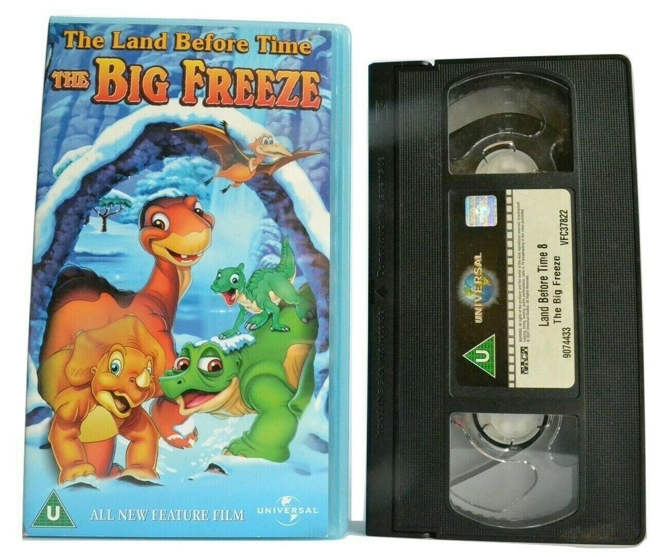 The Land Before Time 8: The Big Freeze - Animated - Family - Children's - VHS-