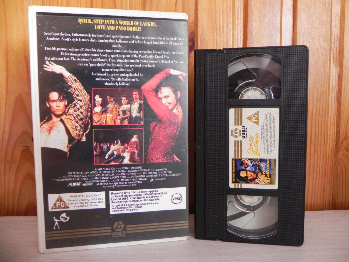 Strictly Ballroom - Paul Mercurio - Big Box - Dancing Drama - Guild Video - VHS-