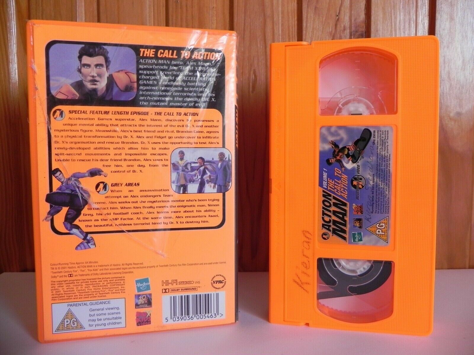 Action Man: The Call To Action - Volume 1 - Adventures On Video - Kids - Pal VHS-