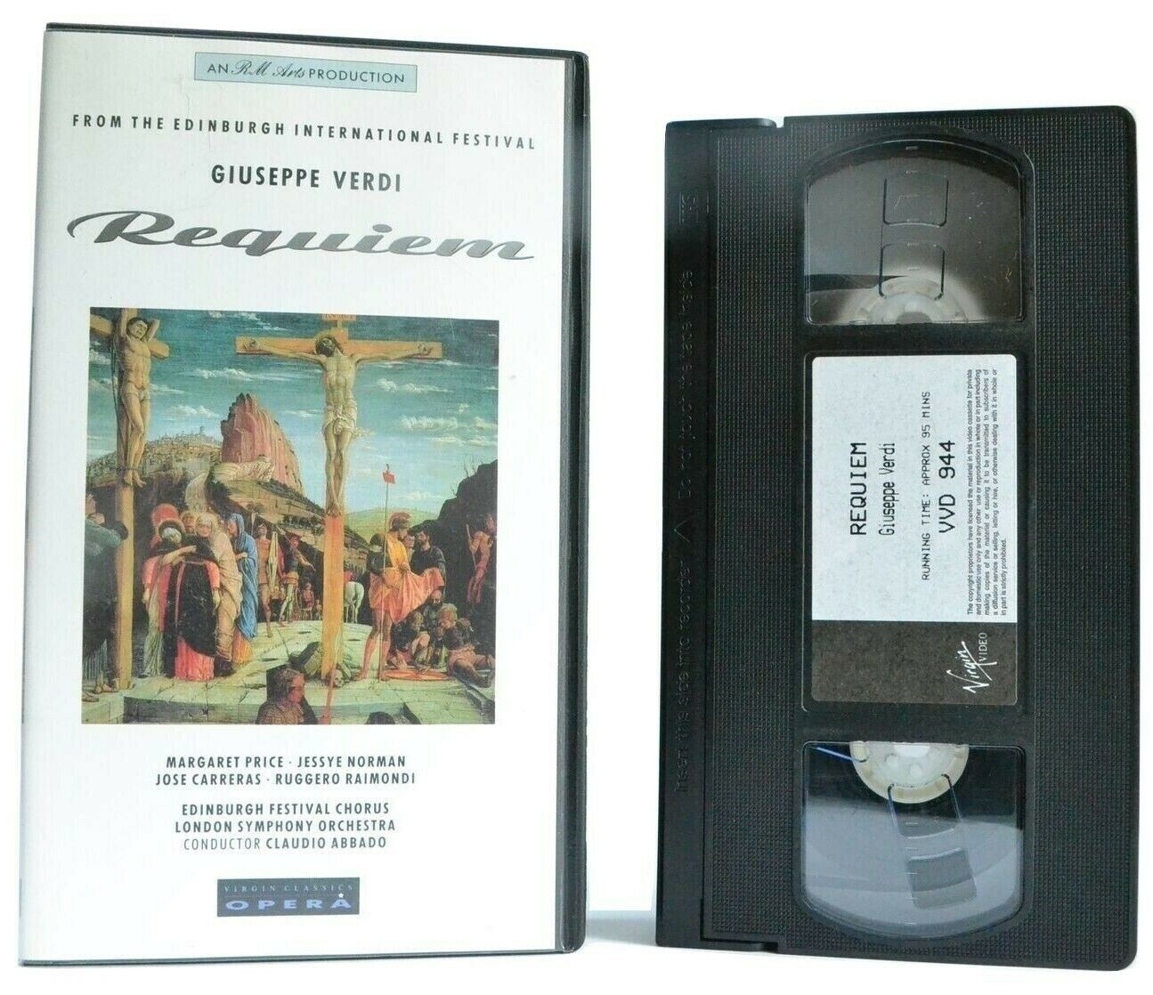 Giuseppe Verdi: Requiem - Edinburgh Festival - London Symphony Orchestra - VHS-