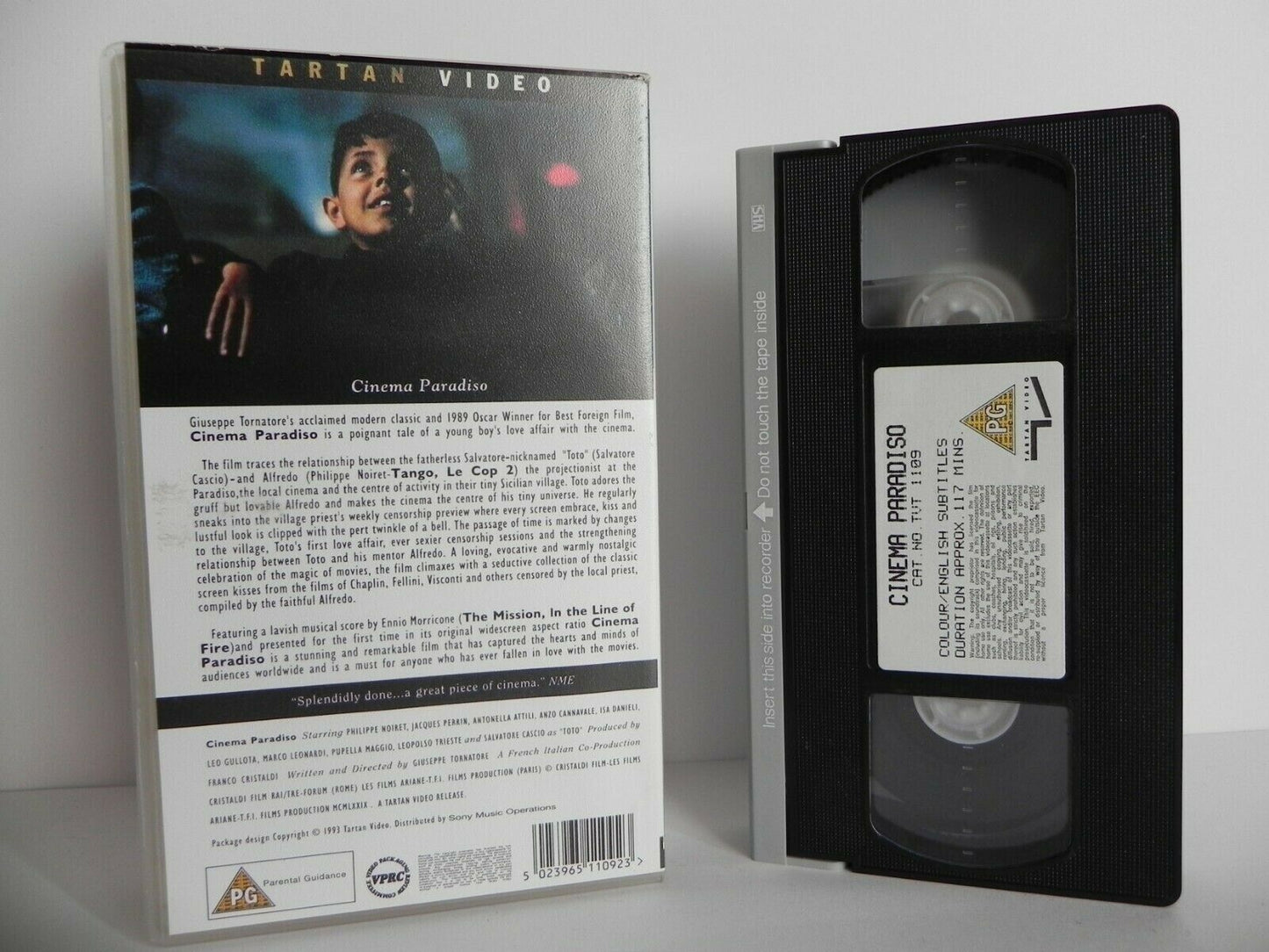 Cinema Paradiso - Modern Classic - Oscar Winner - Giuseppe Tornatore - Pal VHS-