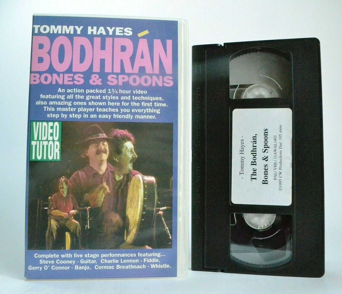 Bodhran Bones And Spoons: By Tommy Hayes - Live Performances - Music - Pal VHS-