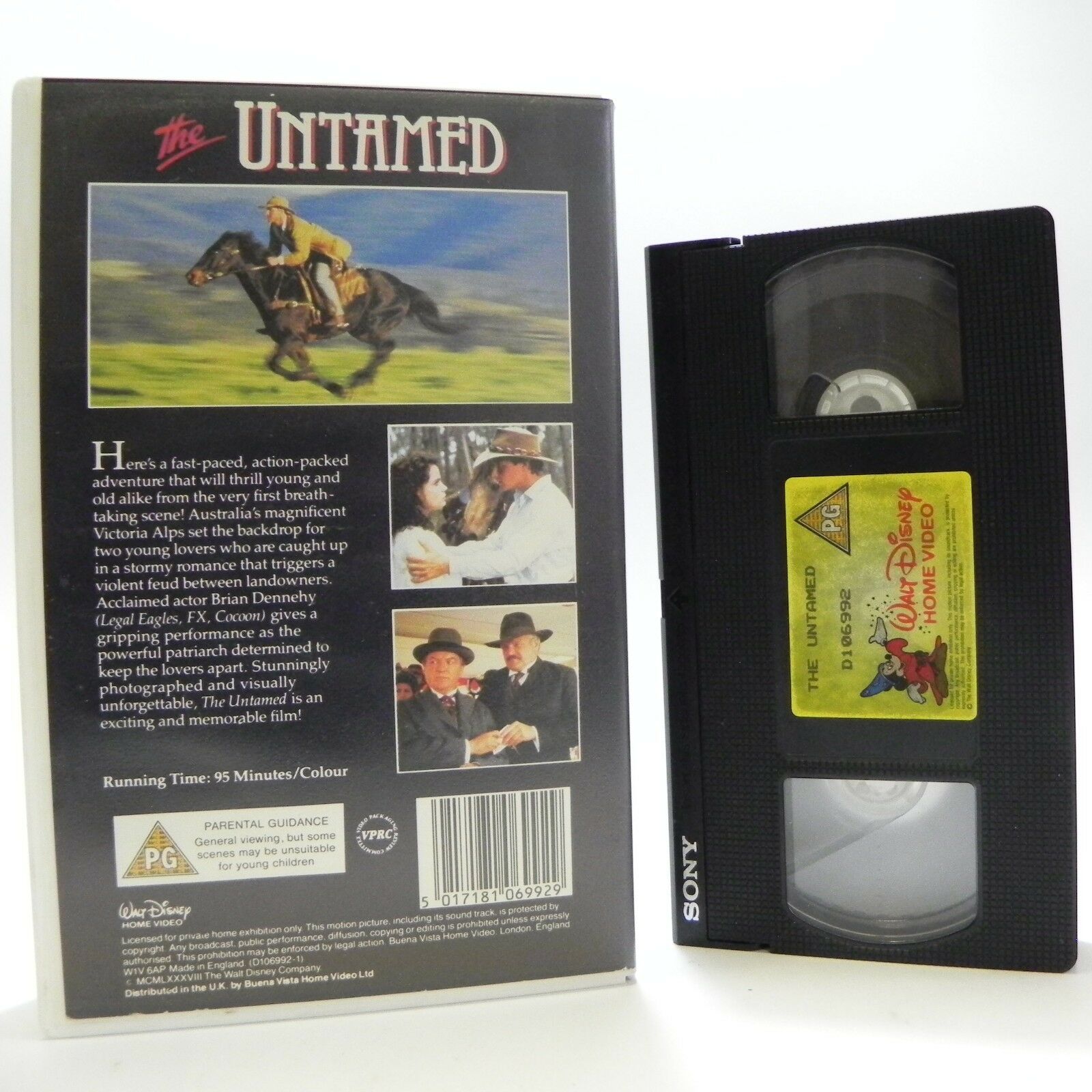 The Untamed: Walt Disney Pictures - Large Box - Adventure - Brian Dennehy - VHS-